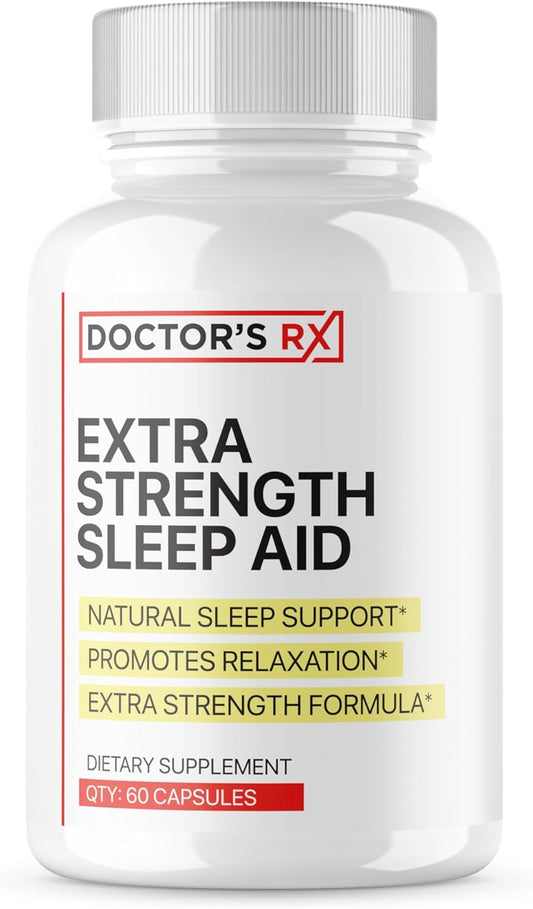 EPN Supplements Doctor's RX Ultra Strength Sleep Aid with 18 Ingredients - 60 Capsules