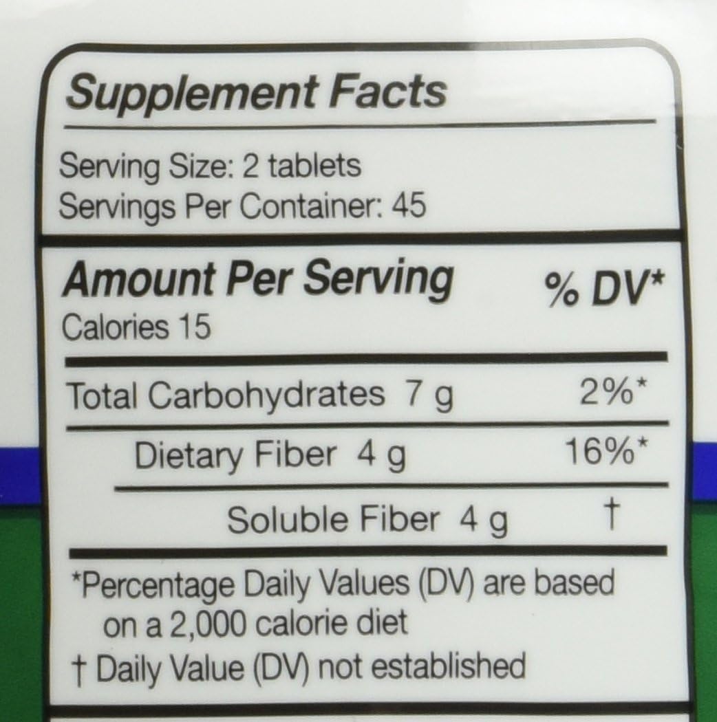 Equate Fiber Supplement Chewable Tablets - 90 Count (Comparable to Fiber Choice)