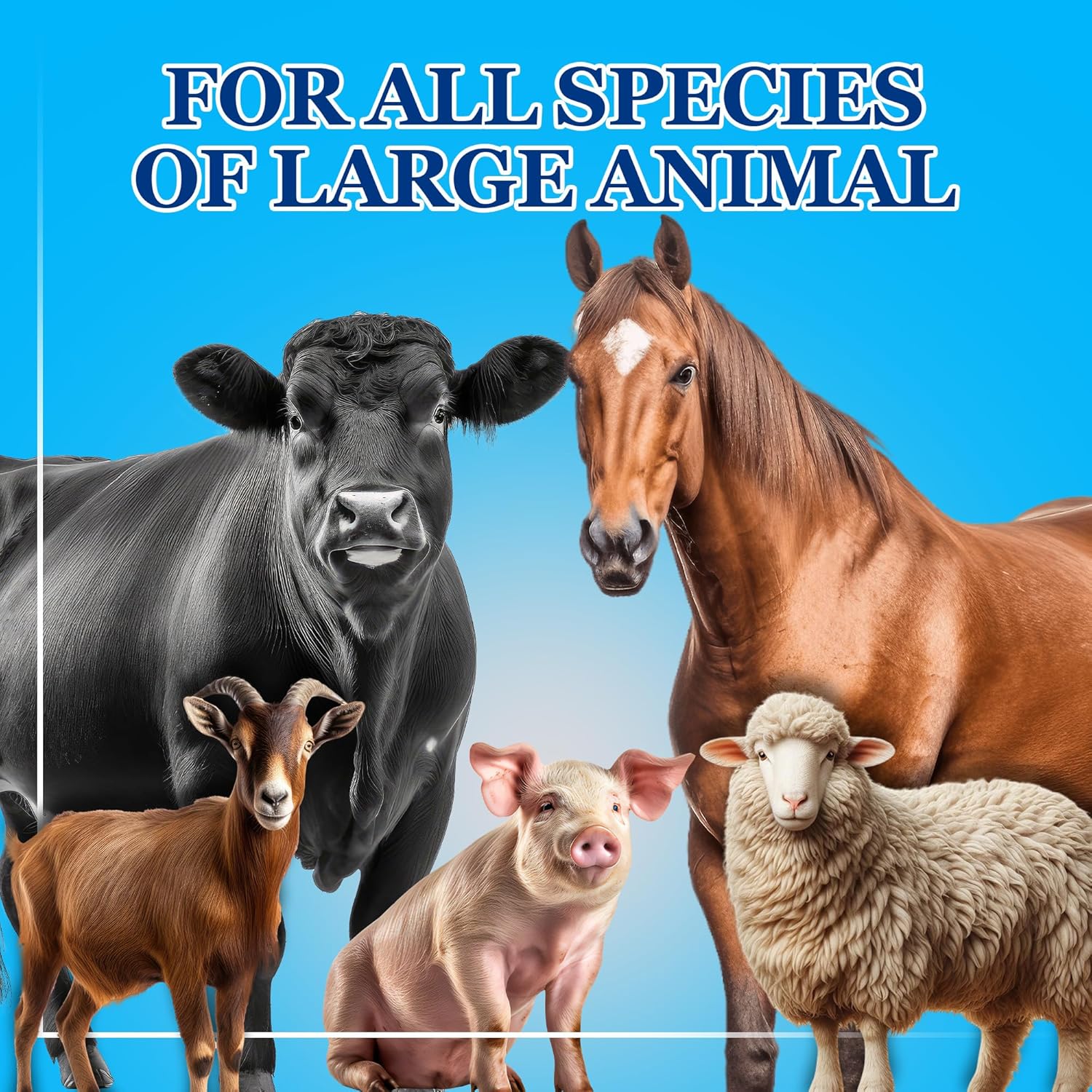 Equerry Large Animal Probiotic 20lbs - Probiotics & Enzymes for Gut Health & Nutrient Absorption - 160 Feedings for 1000 lb Animals