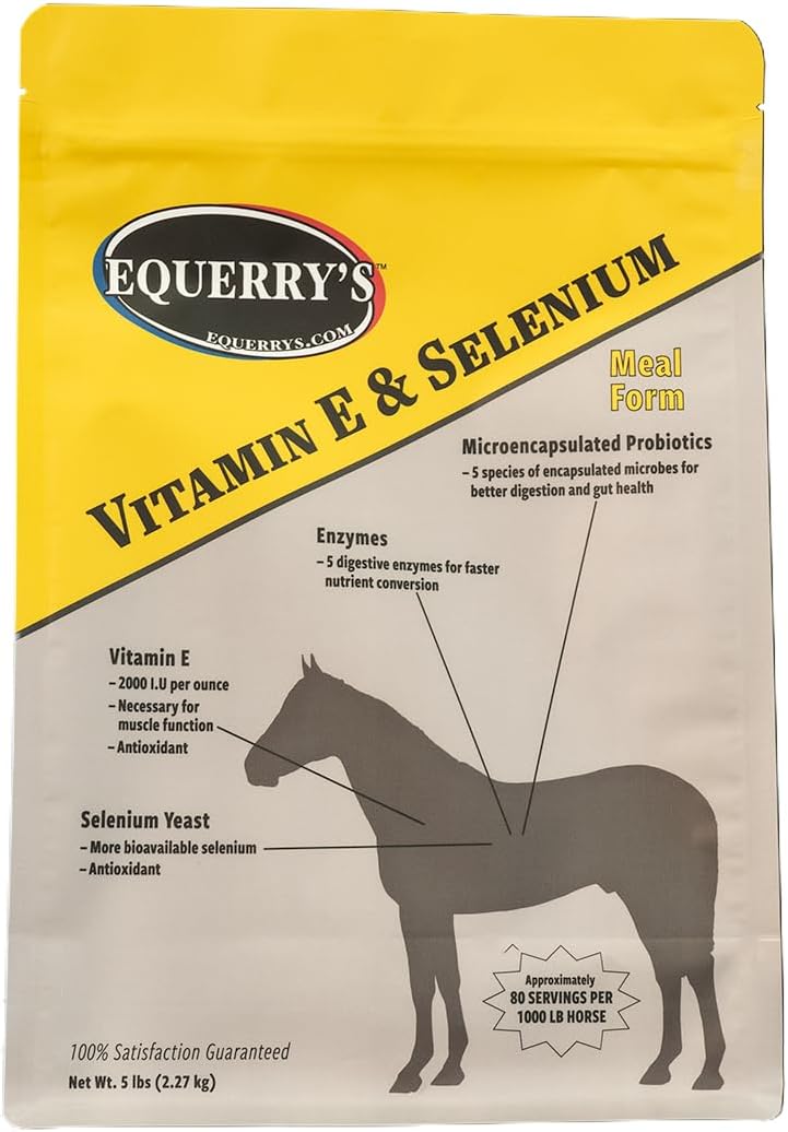Equerry's 1 oz. Vitamin E and Organic Selenium Supplement - 2000 IU Vitamin E, 2 mg Selenium, 5lb Pack