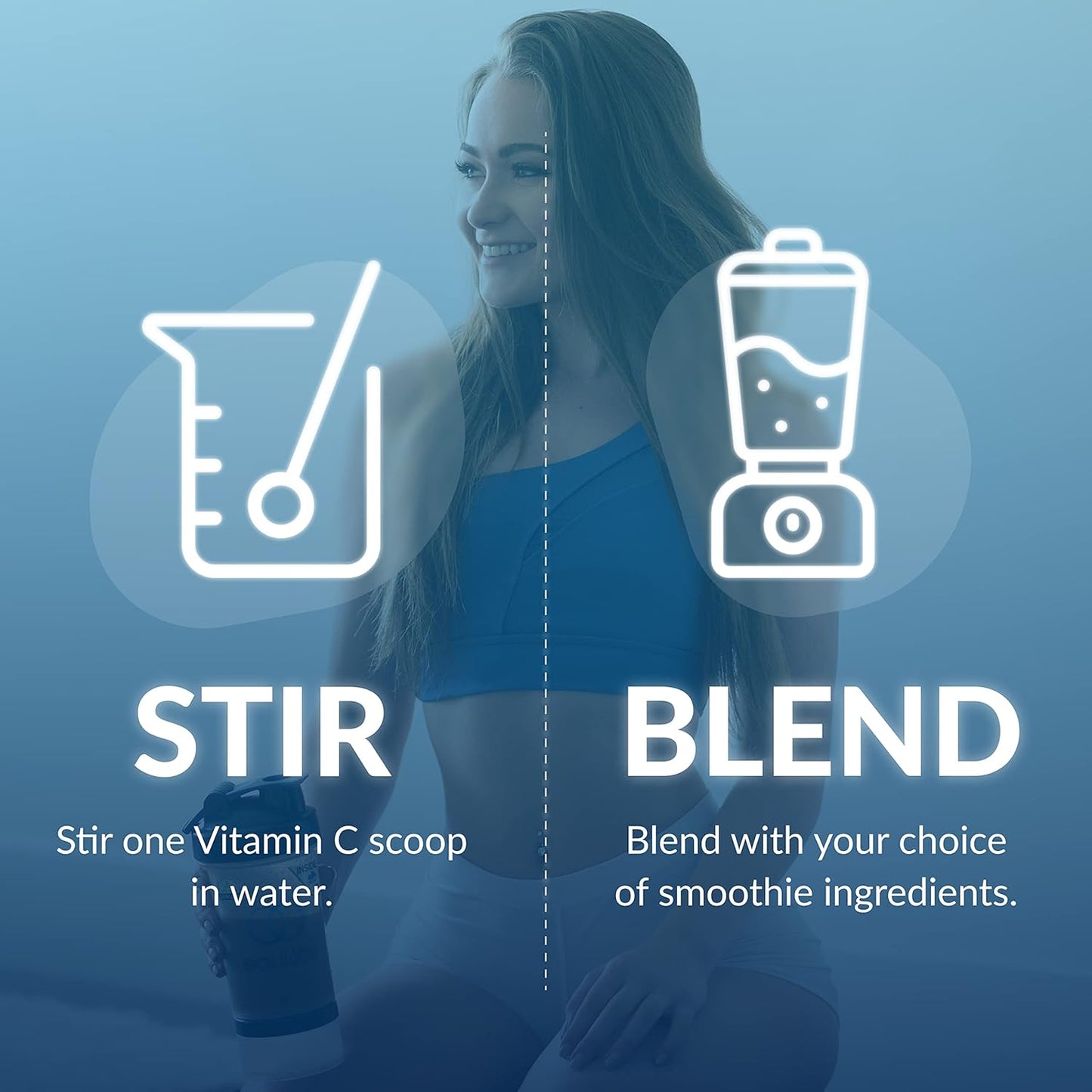 Equilife Alkalizing Vitamin C Powder - Immune Support & Energy Boost Supplement with Potassium, Magnesium, and Calcium for Skin Moisture (8.3 oz)