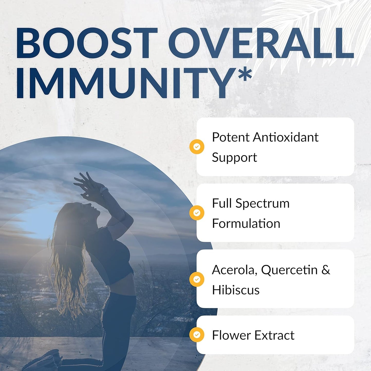 Equilife Immune Support Supplement with Full Spectrum Vitamin C - Antioxidant Boost for Skin Health, 60 Capsules