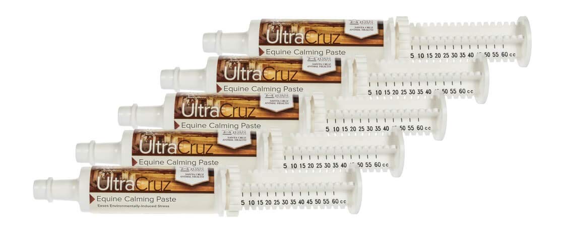 Equine Calming Paste Supplement for Horses - 6 Pack, 60 ml Each - UltraCruz-sc-516023