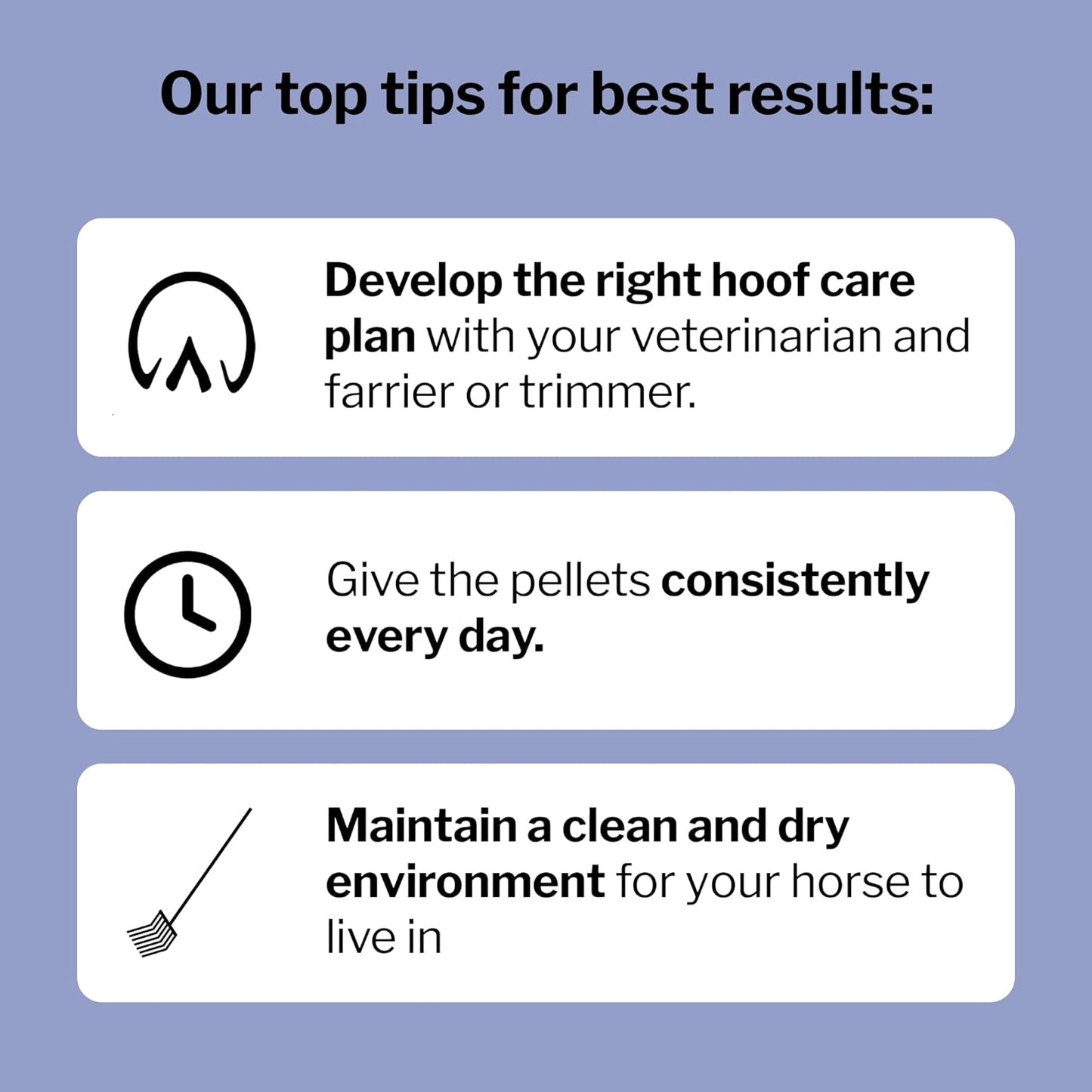 Equine Hoof Health Supplement with Biotin, Amino Acids, and Minerals - 56 Day Supply in Daily Fresh Packs for Healthy Horse Hooves