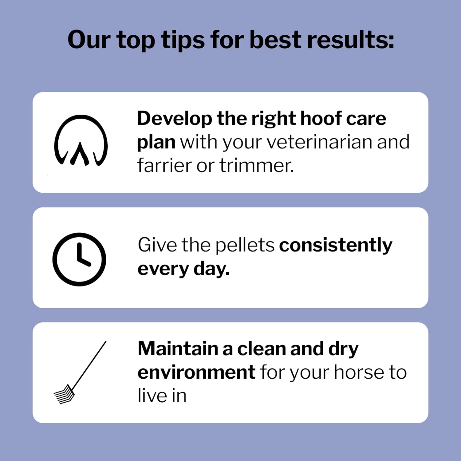 Equine Hoof Health Supplement with Biotin, Amino Acids, and Minerals - 56 Day Supply in Daily Fresh Packs for Healthy Horse Hooves