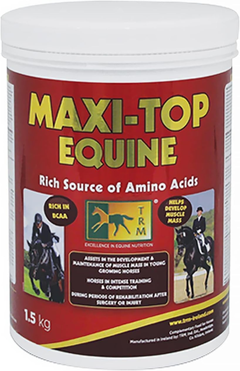Equine Muscle Growth Supplement with Protein, Vitamin E, Amino Acids - 3.3 lb (1.5 Kg)