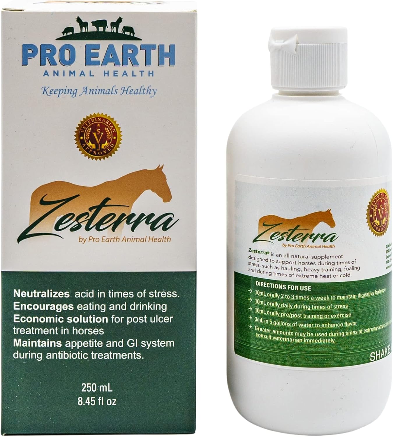 Equine Nutrition Supplement Zesterra for Horses - Supports Digestion and Gastric Health - Appetite Boosting Formula