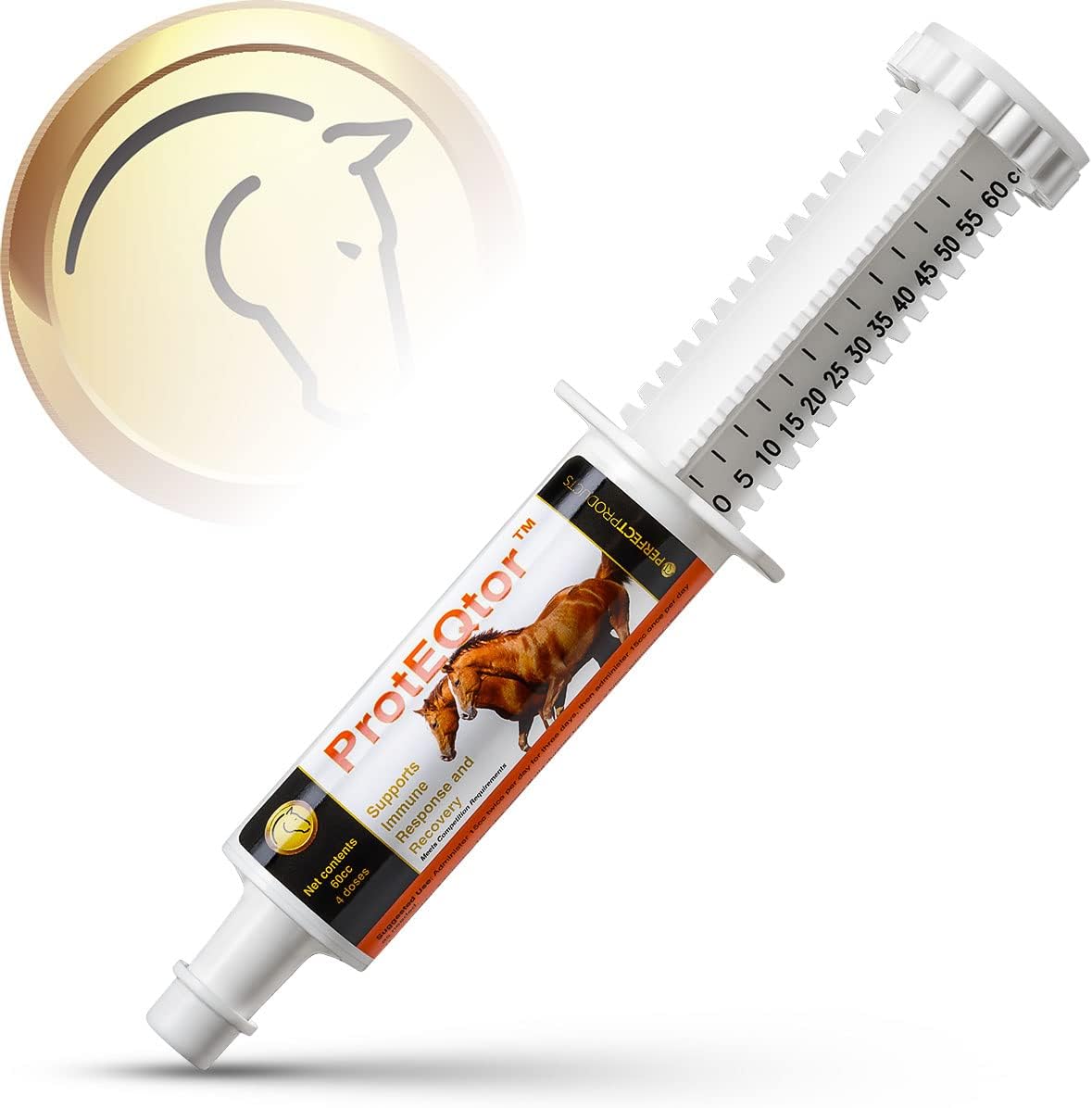 Equine Seasonal Allergy Relief Paste with Immune-Boosting Benefits, 60cc - ProtEQtor 4-Dose Horse Supplement