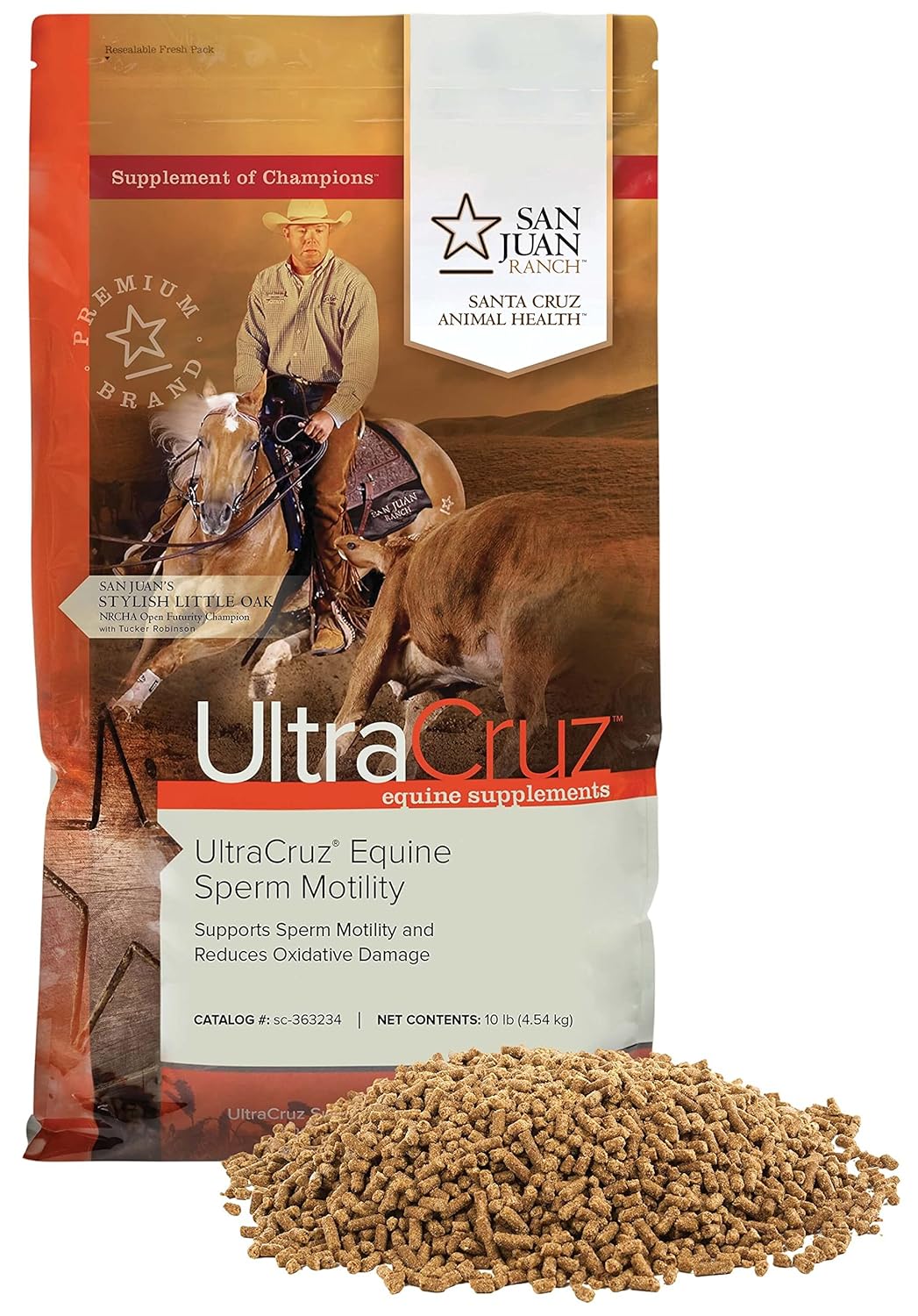 Equine Sperm Motility Enhancer Pellet Supplement for Horses - 10 lb UltraCruz