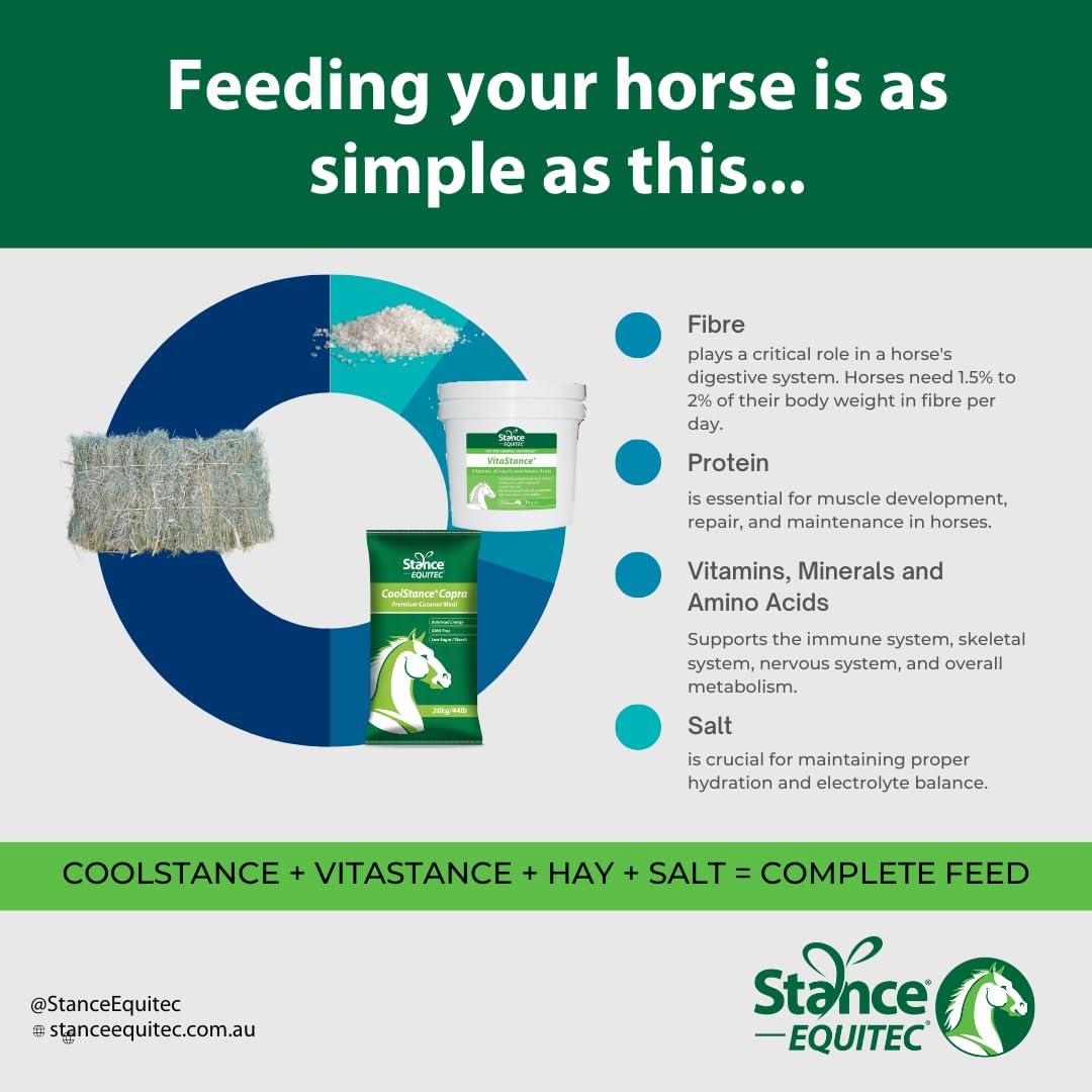 Equitec VitaStance Horse Supplement with Vitamins, Minerals, and Amino Acids - 28.5 lb