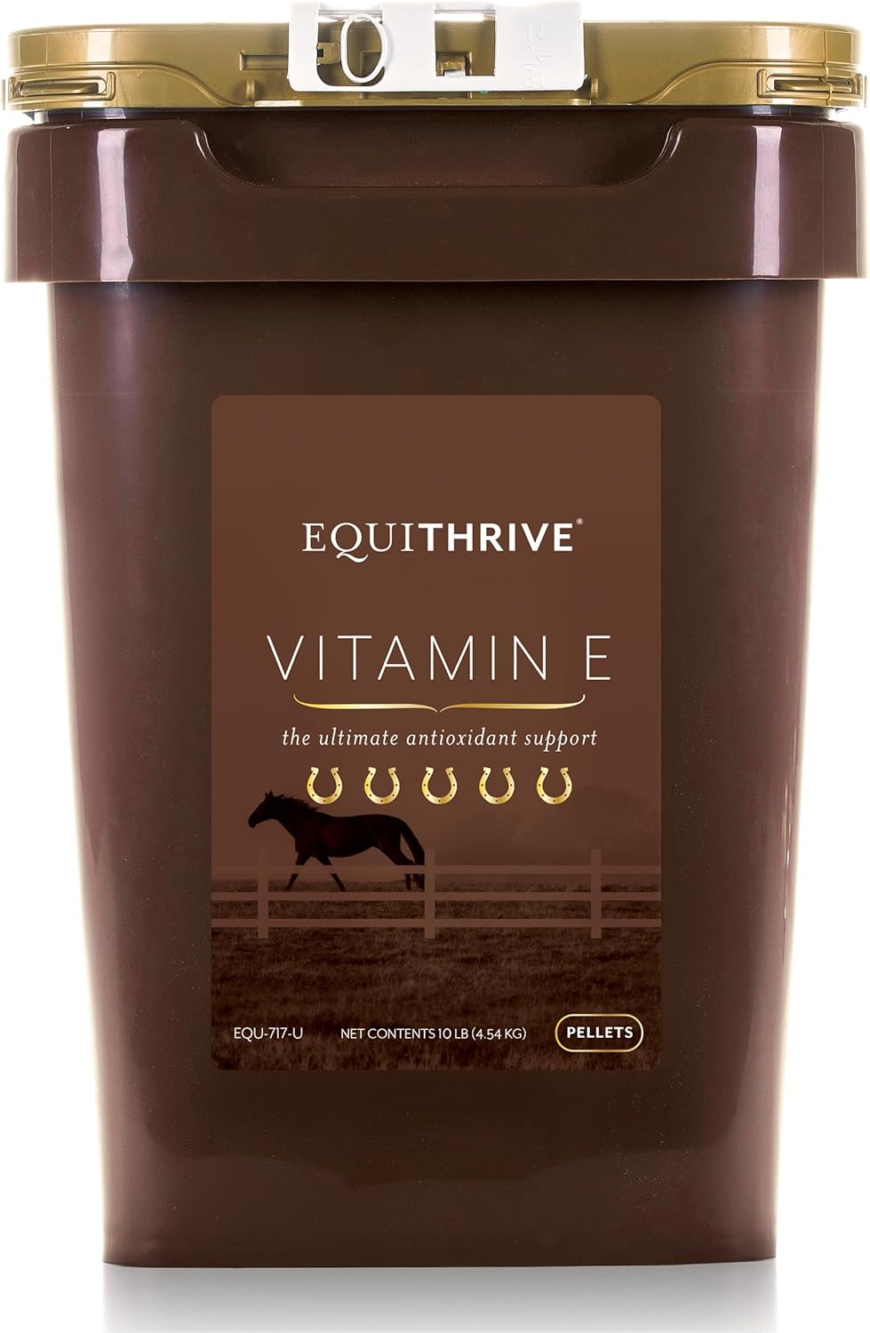 Equithrive Vitamin E Pellets with Omega 3 for Horses, Antioxidant Support, 10 lbs - Equine Products & Supplies