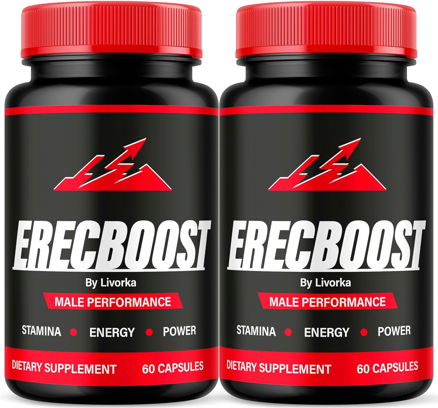Erecboost Capsules for Men (2 Pack) - Natural Advanced Formula, 120 Caps