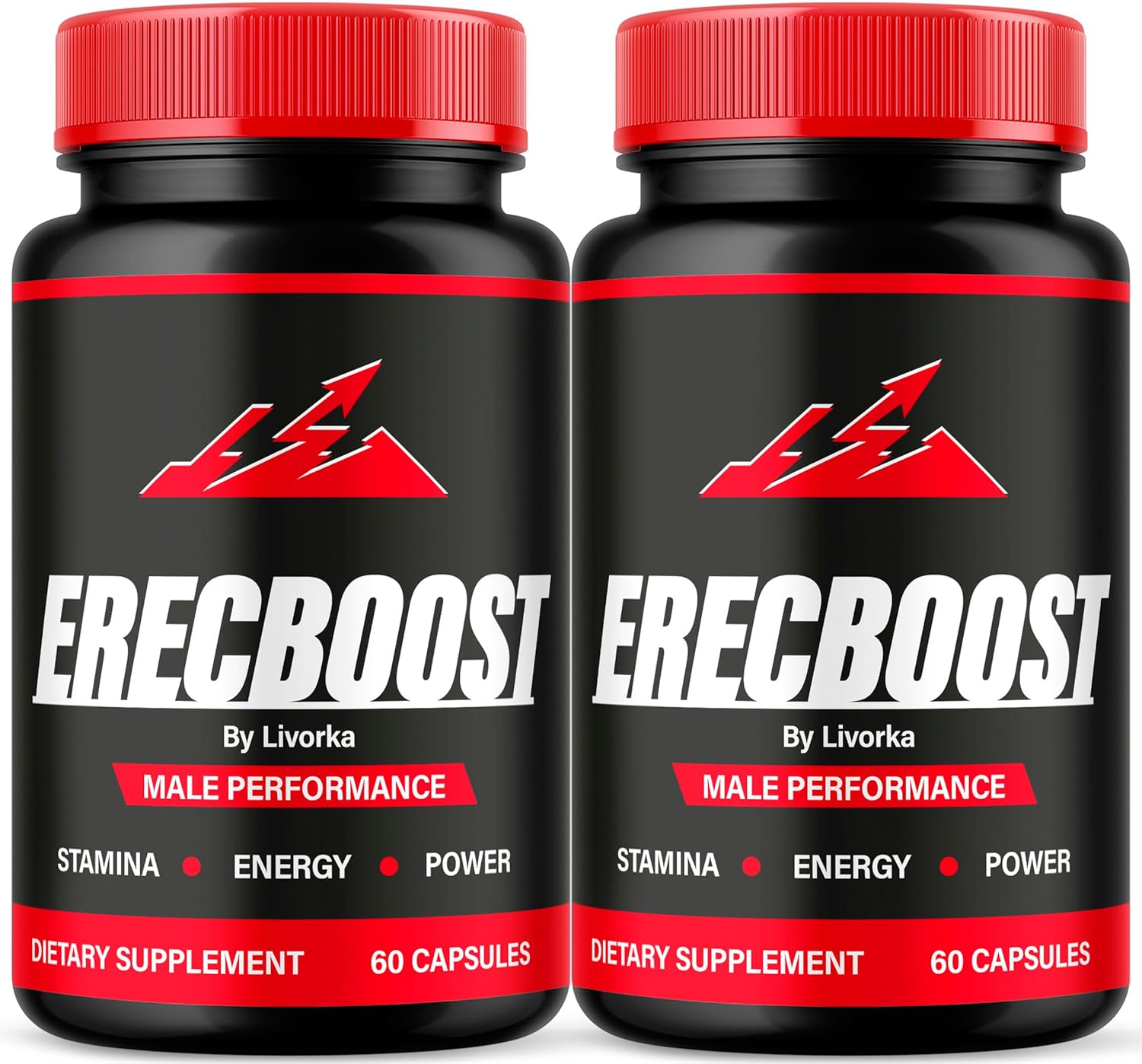 Erecboost Capsules for Men (2 Pack) - Natural Advanced Formula, 120 Caps
