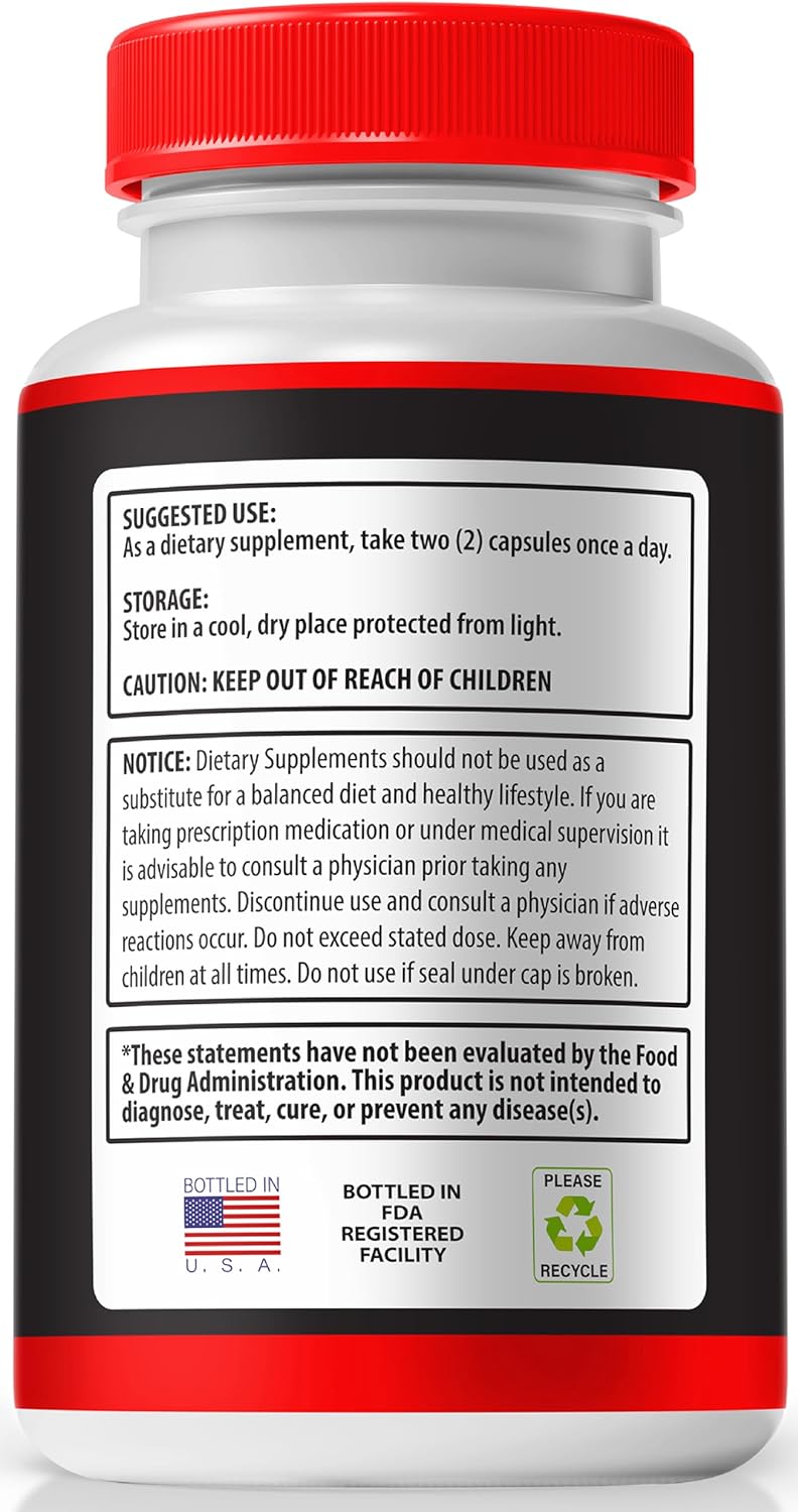 ErecBoost Pills for Energy and Overall Health - 60 Capsules by NutraRize