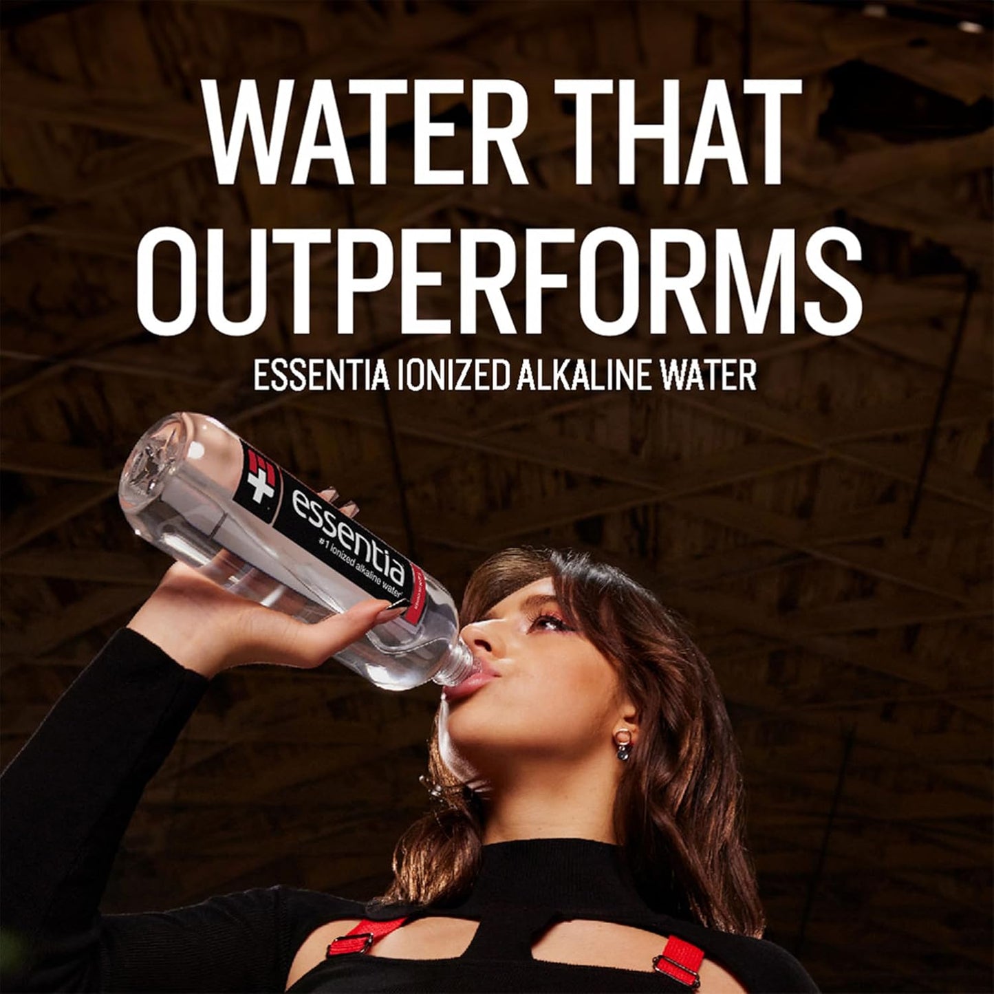 Essentia Water 1L Bottle - 99.9% Pure Ionized Alkaline Water with Electrolytes, pH 9.5+, Smooth Taste
