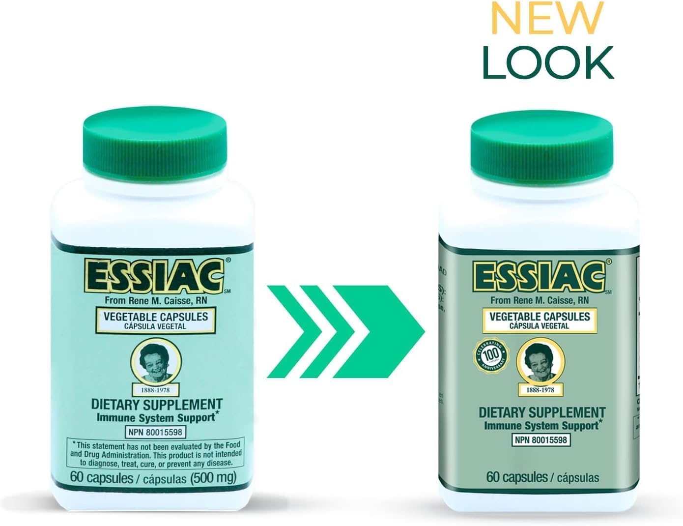 Essiac Tea Herbal Extract Capsules - 120 Capsules | Antioxidant Blend for Health & Well-Being | Original Formula Since 1922 (2-Pack)