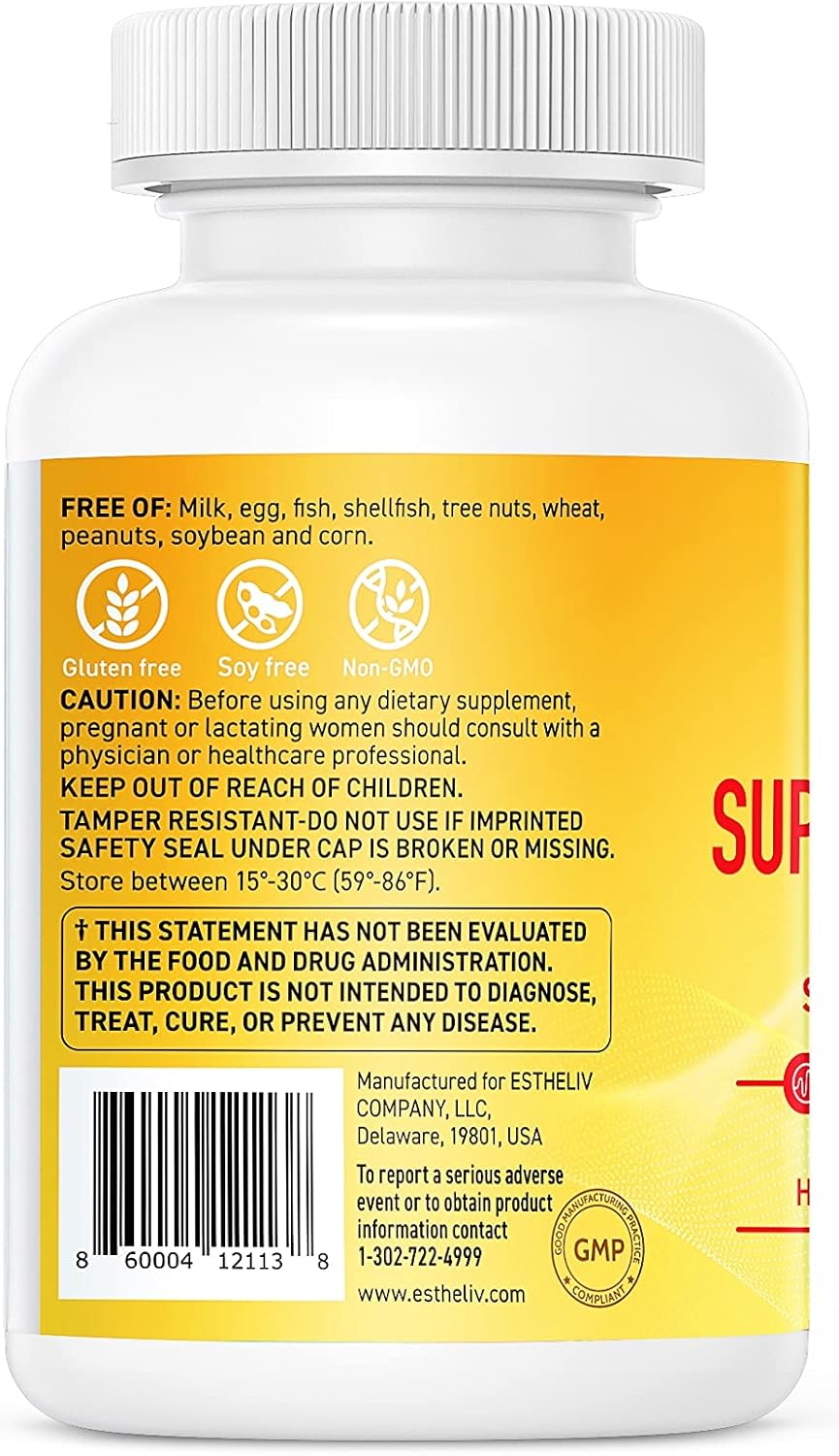 ESTHELIV® Super B Complex with PQQ Capsules - 60 Vegetarian Capsules