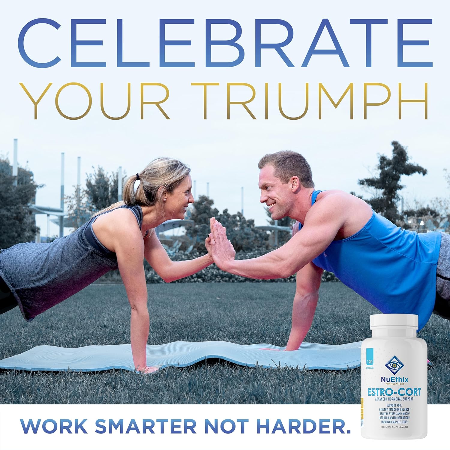 Estro-Cort Anti-Estrogen Nutritional Support Supplement - 120 Capsules by NuEthix Formulations