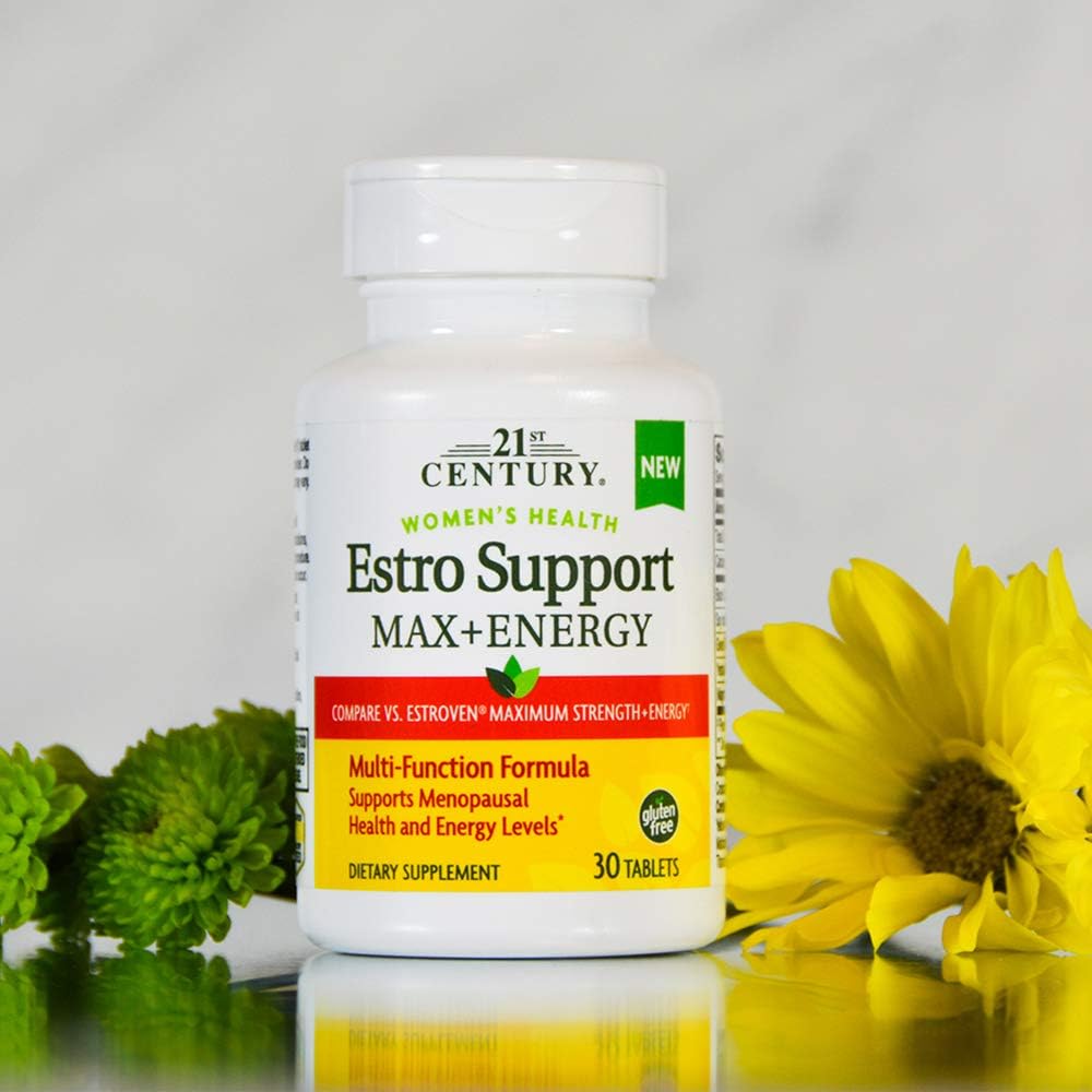 Estro Support Max + Energy Supplement for 21st Century, 30 Tablets