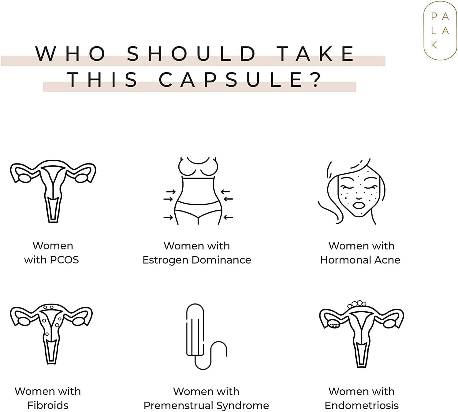 Estrogen Balance Capsules with DIM for Fibroids, PMS, PCOS - Black Cohosh Root Powder - 60 Gluten Free & Non GMO Pills