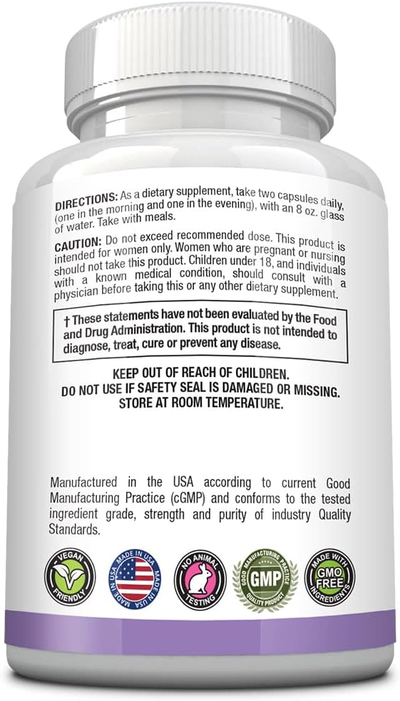 Estrogen Metabolism Support Supplement with DIM, Broccoli Sprout, Mustard Seed, Calcium D, BioPerine - Vegan - 60 Capsules