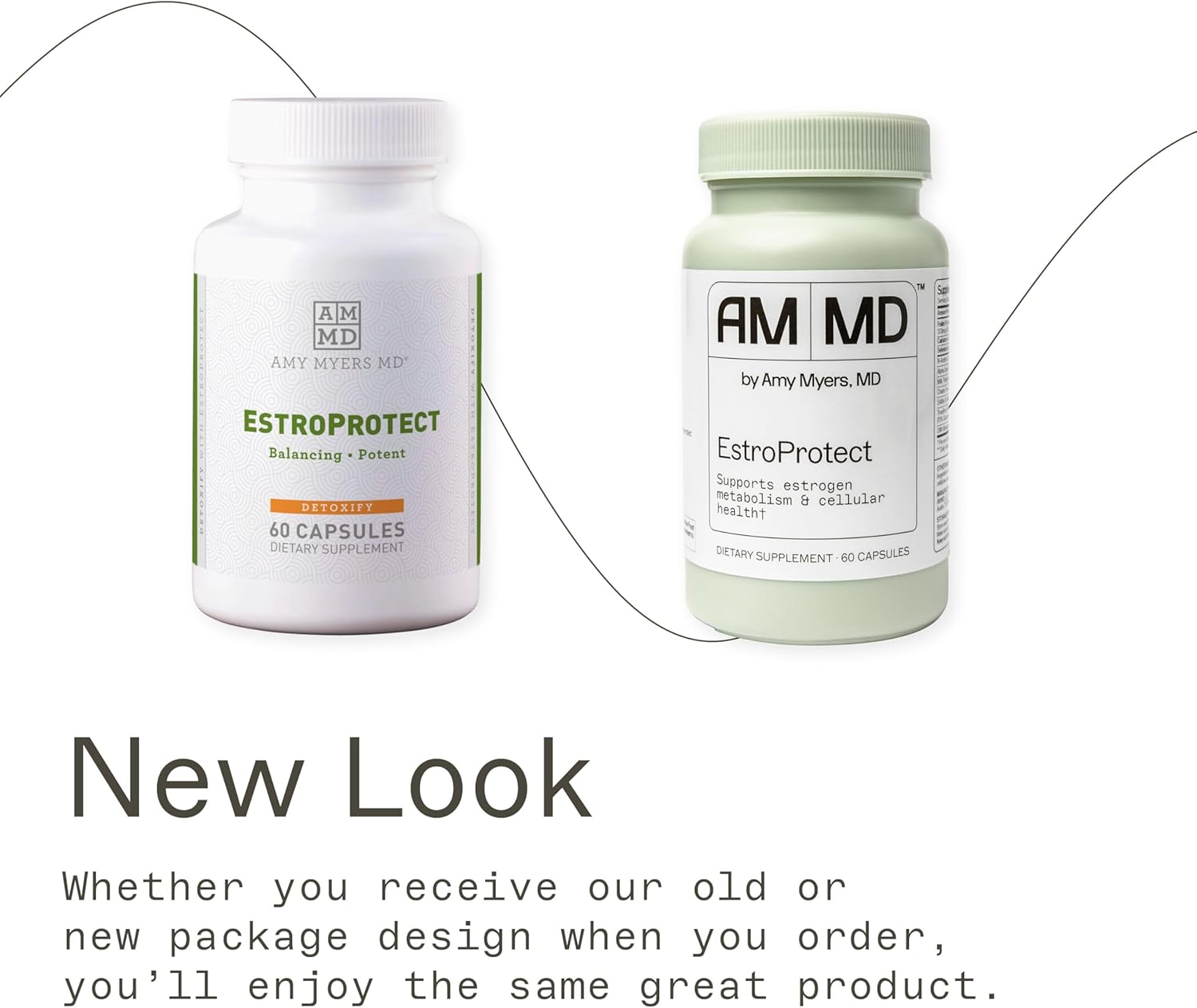 Estroprotect Supplement for Women by Amy Myers MD - Promotes Healthy Estrogen Balance, Internal Thermostat, and Menstrual Comfort - 60 Capsules