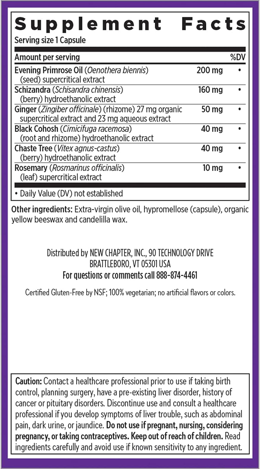 Estrotone Herbal Hormone-Balance Supplement for Peri-Menopause - Reduces Hot Flashes & Night Sweats - 30 ct Veg Caps