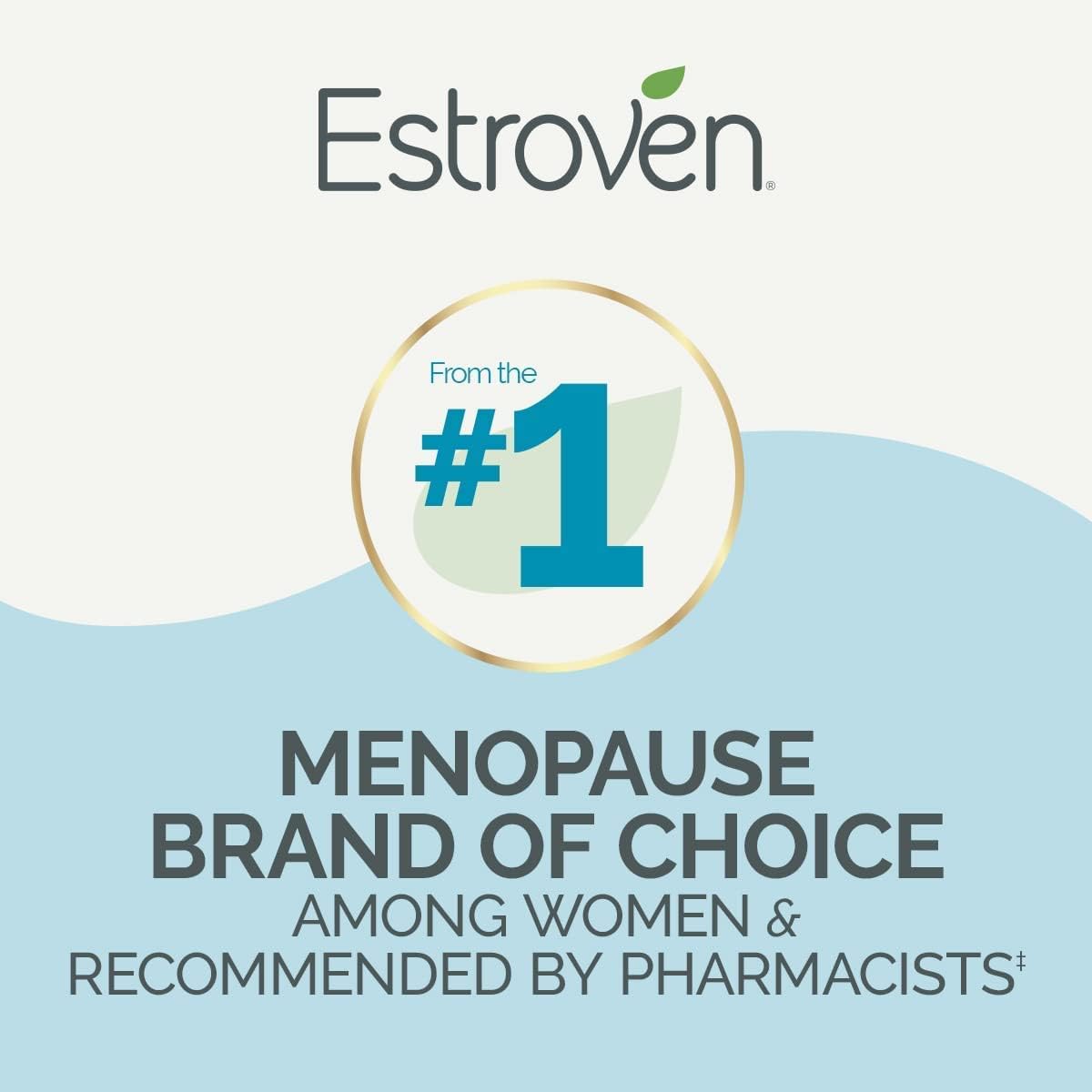 Estroven Complete Menopause Supplement with Ashwagandha - 60 Ct - Relieves Menopause Symptoms, Night Sweats, Hot Flashes - Clinically Proven Ingredients - Drug-Free & Non-GMO
