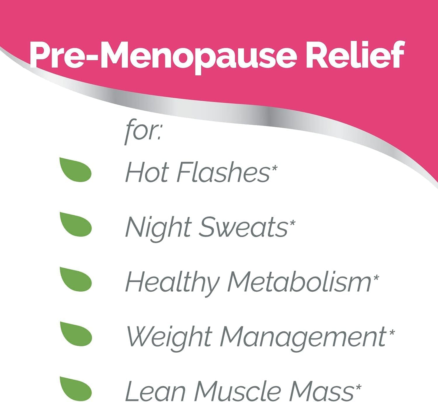 Estroven Pre-Menopause Relief - 30 Ct, Clinically Proven Ingredients for Menopause, Night Sweats, and Hot Flash Relief