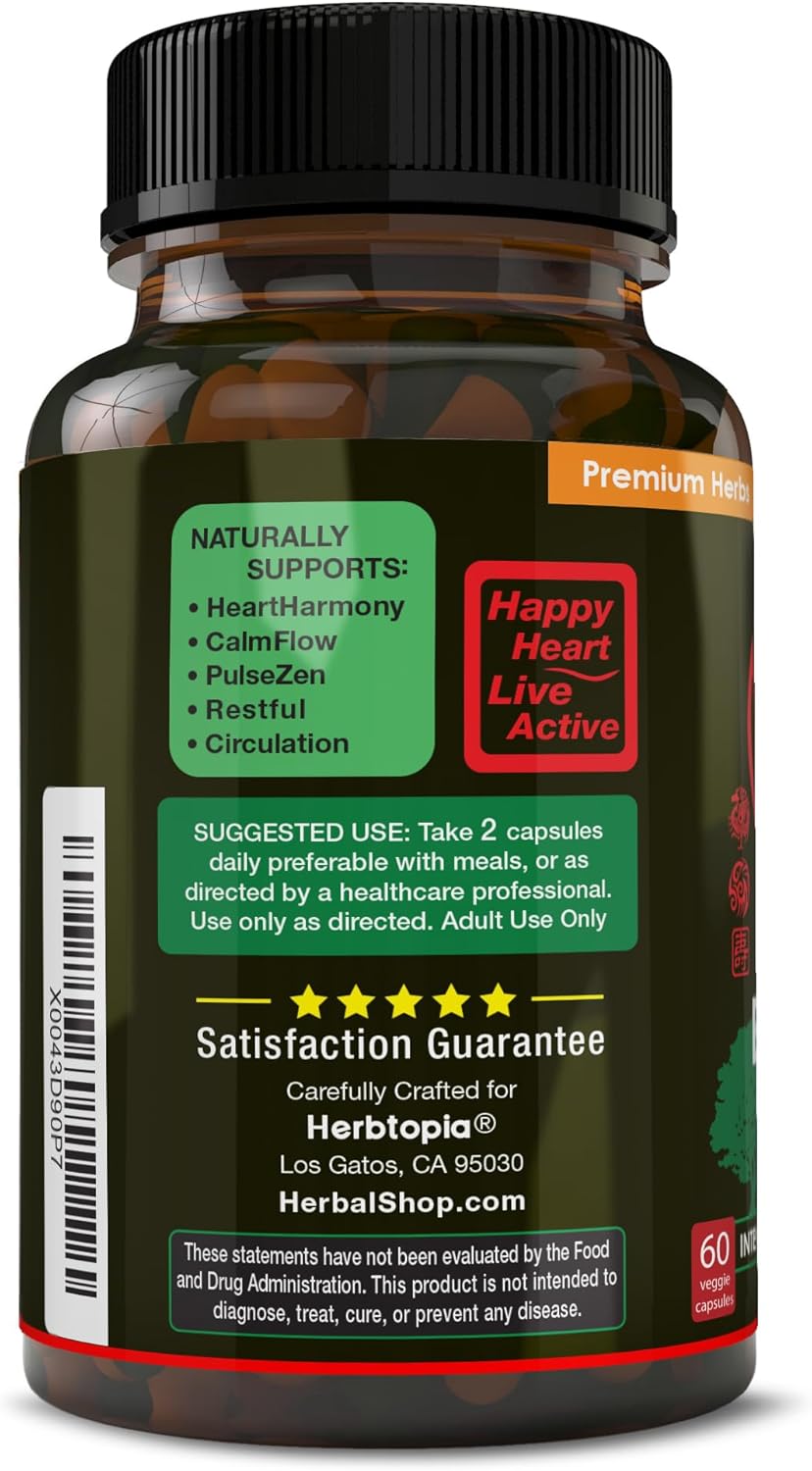 Eternal Health Blood Pressure Support Supplement with CoQ10 & K2 - Heart Health Formula - 60 Capsules