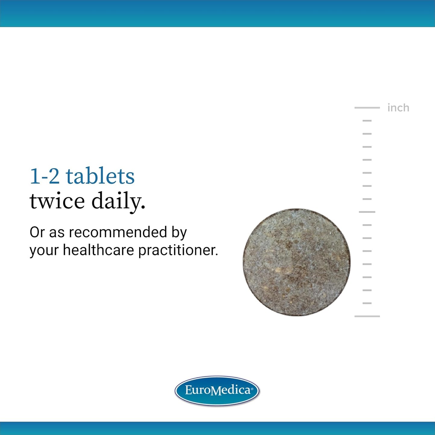 EuroMedica Silica Tablets for Bone Density, Hair, Skin, and Nails - 60 Count