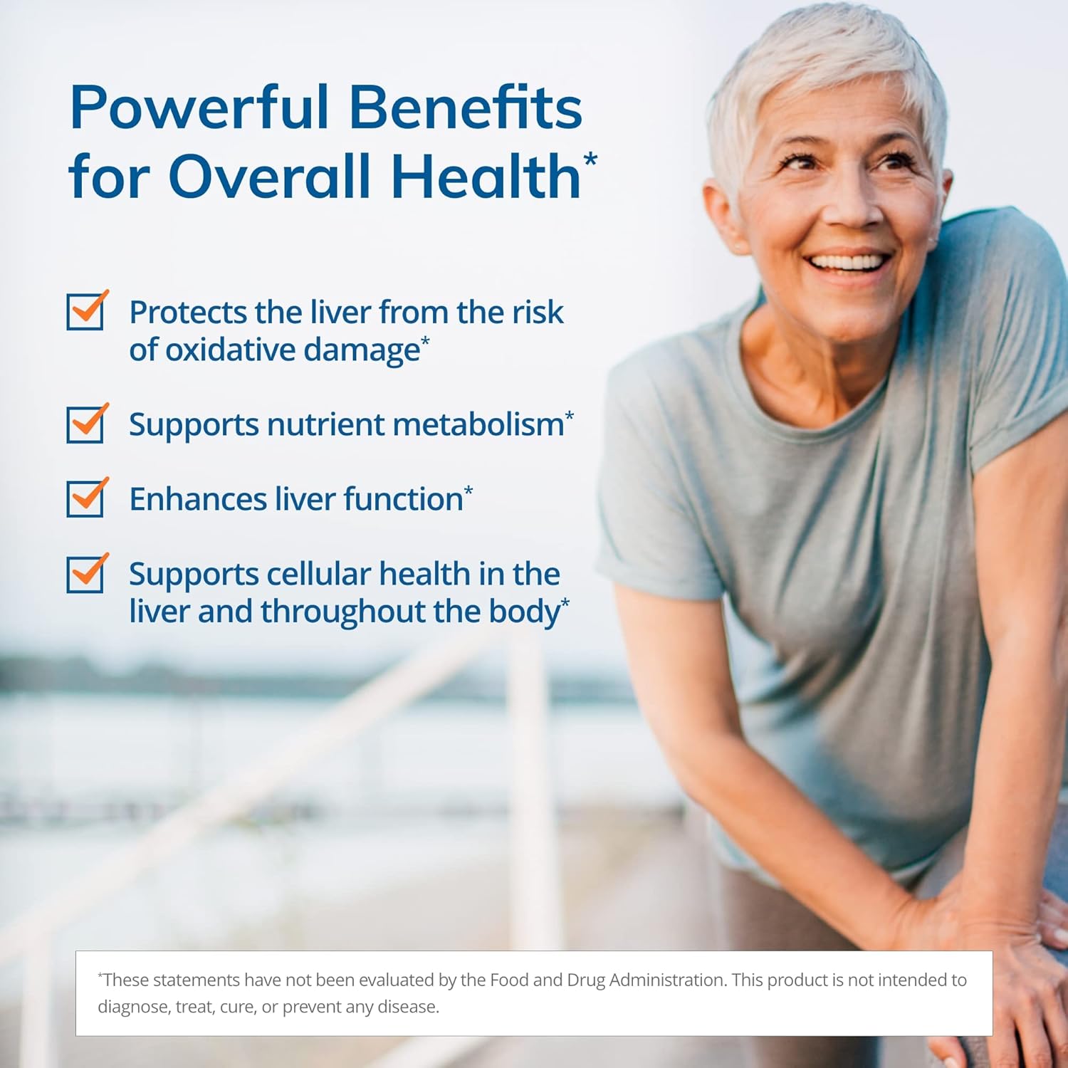 Euromedica Total Liver Support Capsules - 60 Count - Promotes Healthy Liver Function - Non-GMO, Vegan - 60 Servings