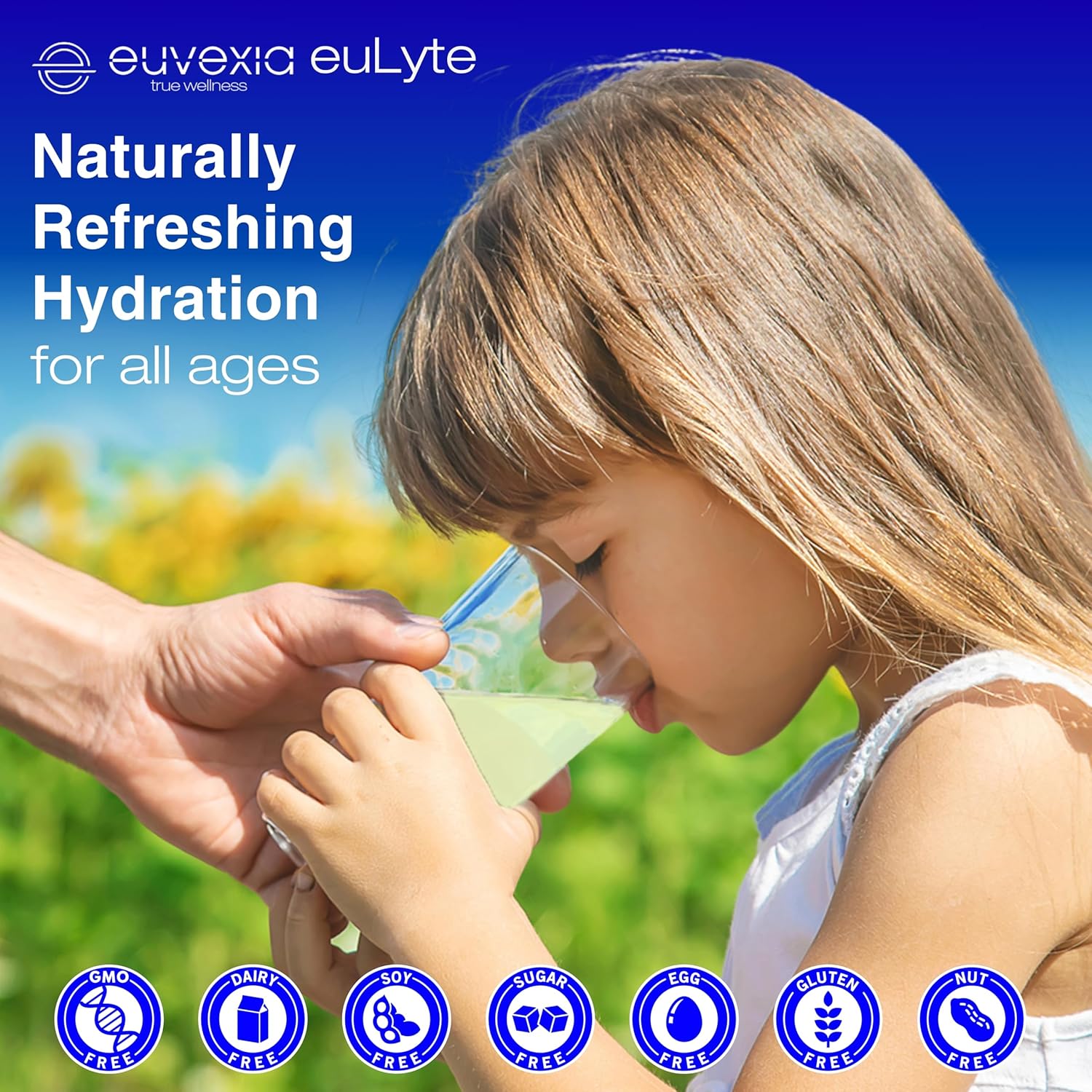 Euvexia euLyte Electrolytes Powder - Zero Sugar Hydration Drink (90 Servings) with Sodium, Calcium, Potassium, Magnesium, Trace Minerals, Zinc, Manganese - Keto Fasting Supplement by Dr. Sten Ekberg