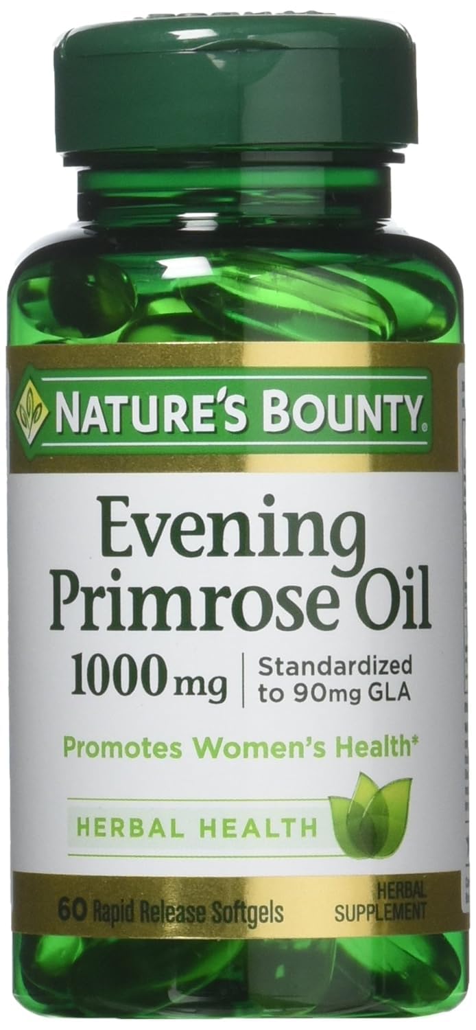 Evening Primrose Oil 1000mg Softgels - Triple Pack of 180 Capsules by Nature's Bounty