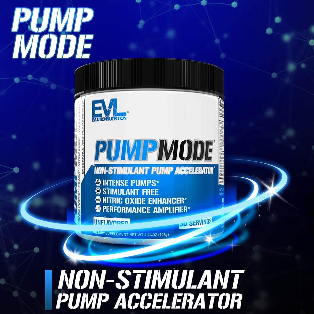Evlution Nitric Oxide Booster Powder for Muscle Recovery and Growth - Pre Workout Supplement with Glycerol and Betaine for Endurance - Stim Free Drink