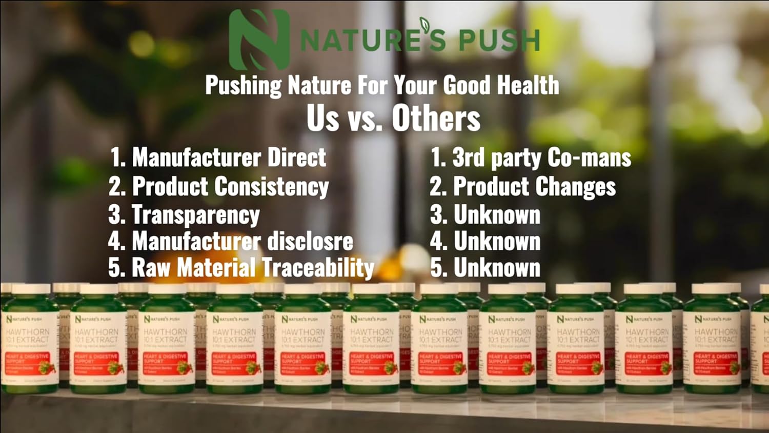 Extra Strength Hawthorn Berry Capsules for Digestion, Heart Health, and Glycemic Support - 10:1 Extract - Non-GMO, Gluten Free, Vegan - Made in USA - 2 Month Supply