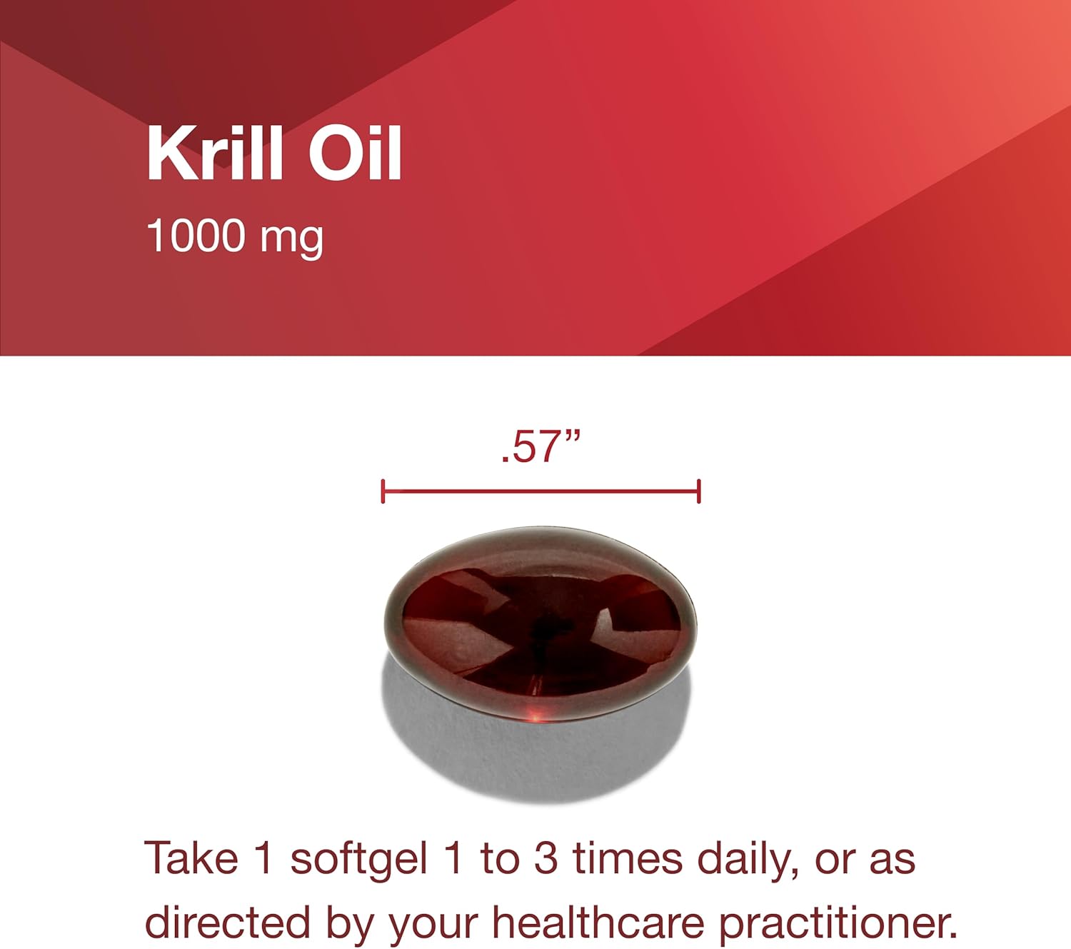 Extra Strength Krill Oil Supplement 1000mg - DHA & EPA with Astaxanthin - Supports Heart, Brain, Joints - Non-GMO & Halal - 60 Softgels by Protocol for Life Balance