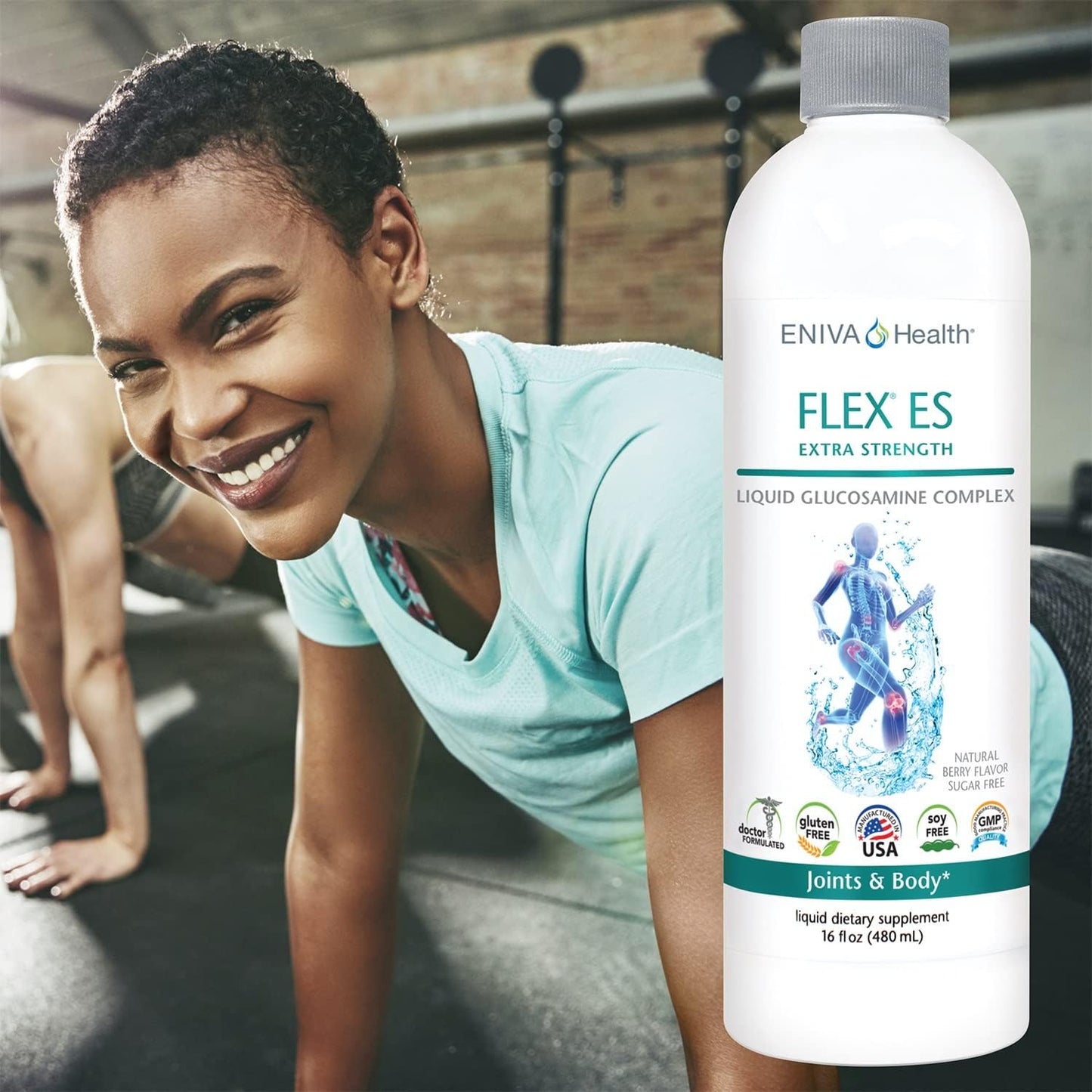 Extra Strength Liquid Glucosamine Joint Supplement with 5000mg of Glucosamine, Chondroitin, MSM, Collagen, and Hyaluronic Acid. No Sugar, Keto Friendly - 16 Servings