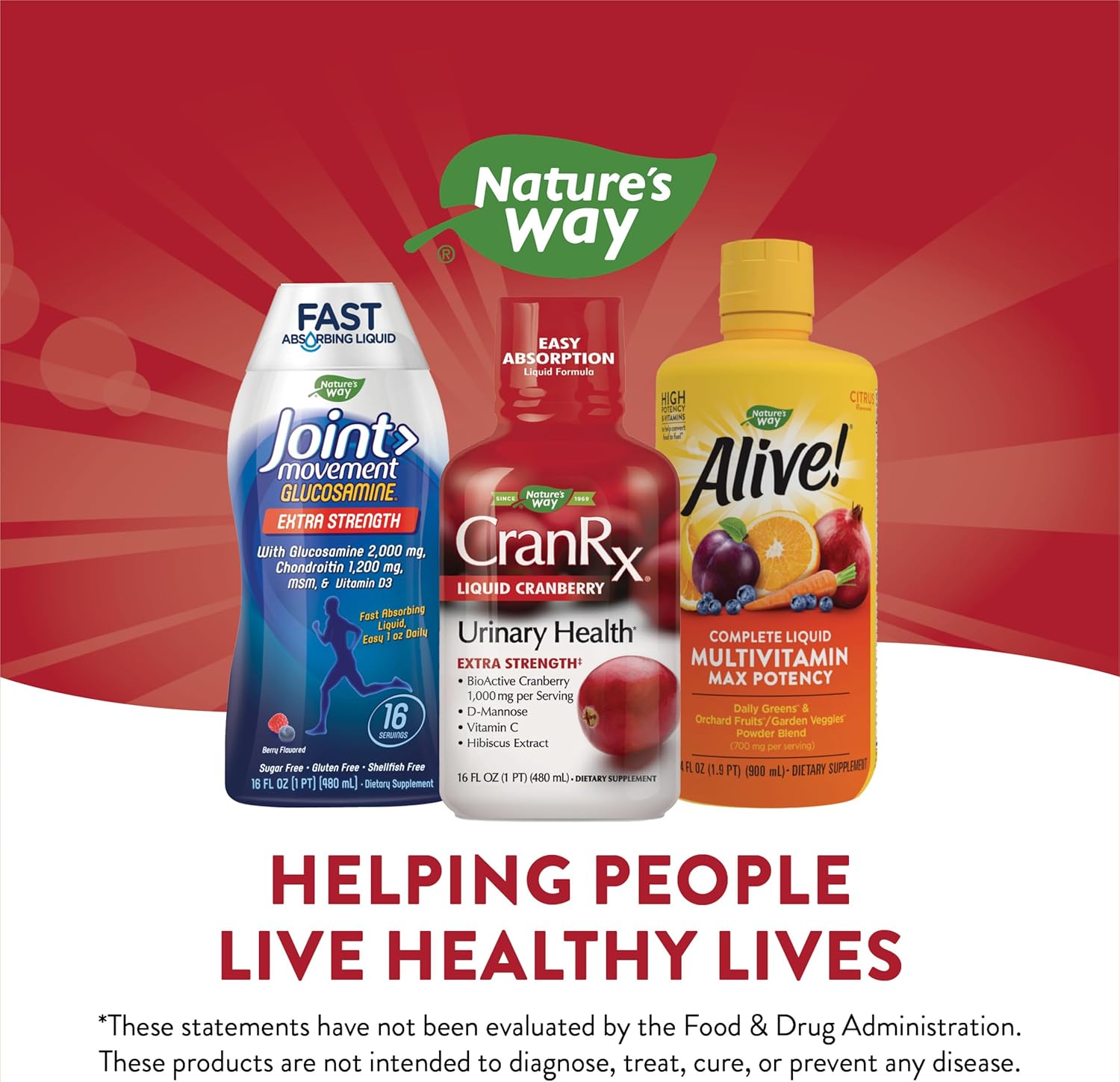 Extra Strength Nature's Way CranRx Cranberry with 1,000mg D-Mannose, Vitamin C, and Hibiscus - 16 fl. oz.