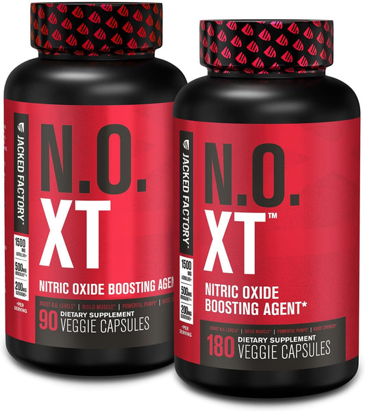 Extra Strength Nitric Oxide Supplement for Muscle Growth, Pumps, Vascularity, & Energy - Pre Workout Muscle Builder with L Arginine & L Citrulline - 270 Veggie Pills