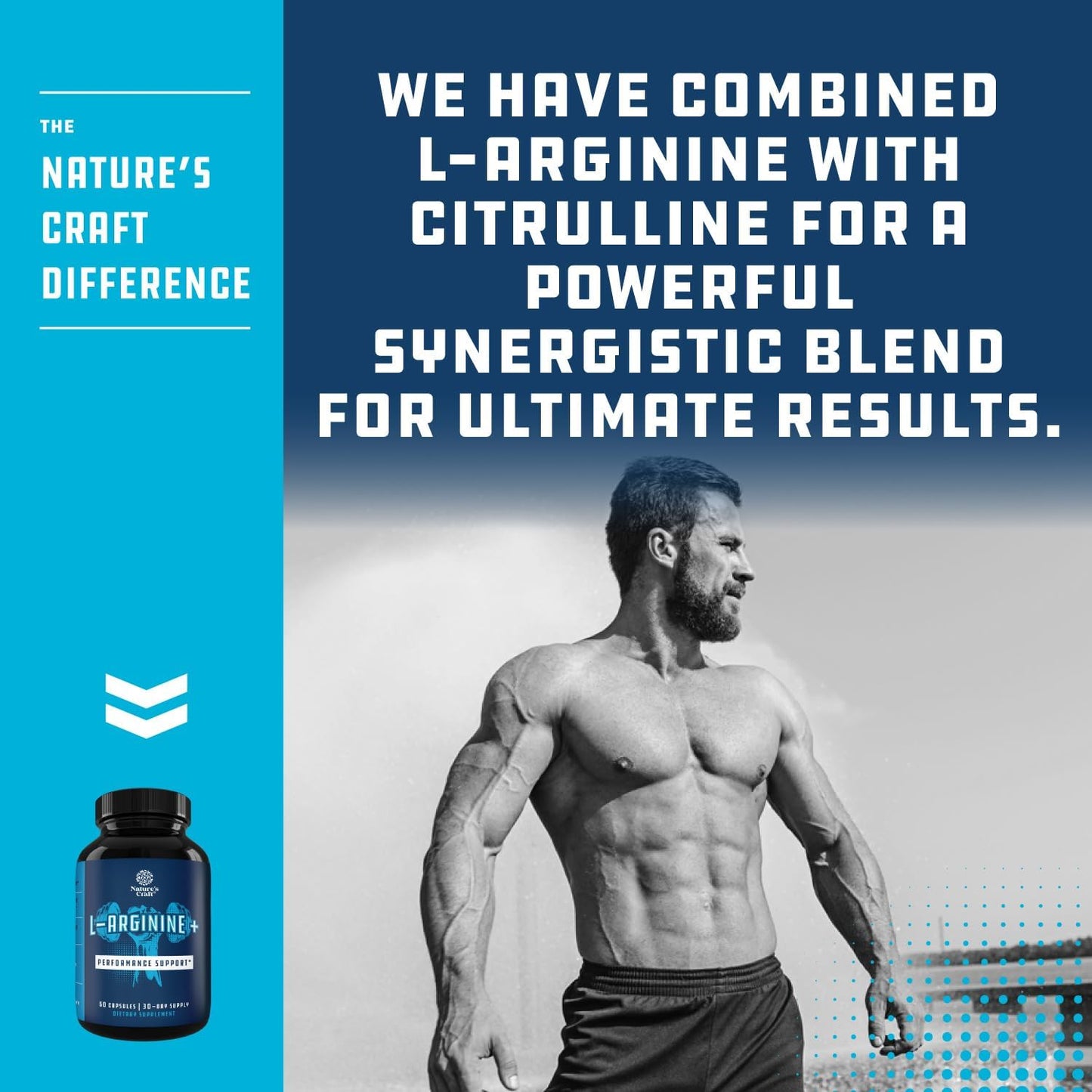Extra Strength Pre Workout Nitric Oxide Supplement with L Arginine, L Citrulline, and Beta Alanine for Enhanced Performance and Muscle Recovery