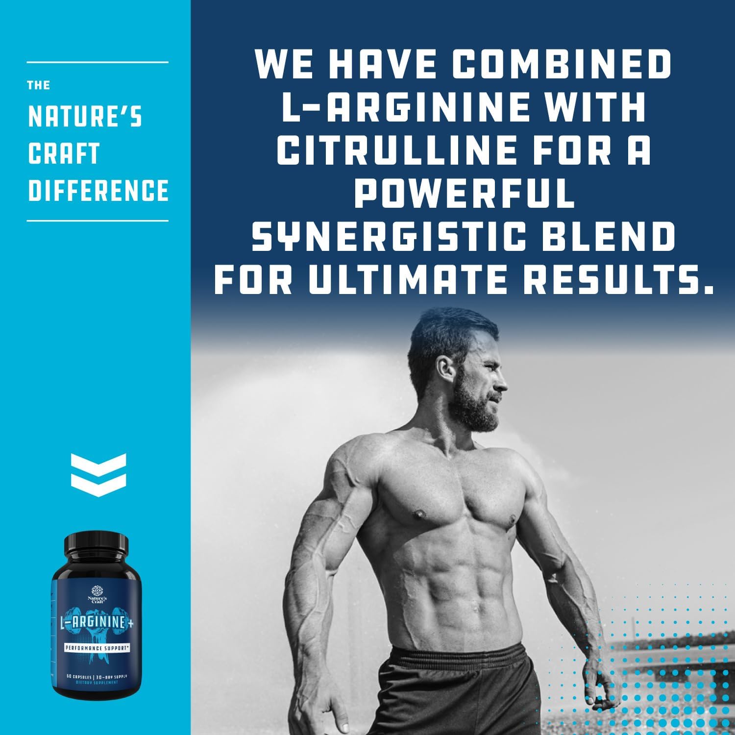 Extra Strength Pre Workout Nitric Oxide Supplement with L Arginine, L Citrulline, and Beta Alanine for Enhanced Performance and Muscle Recovery