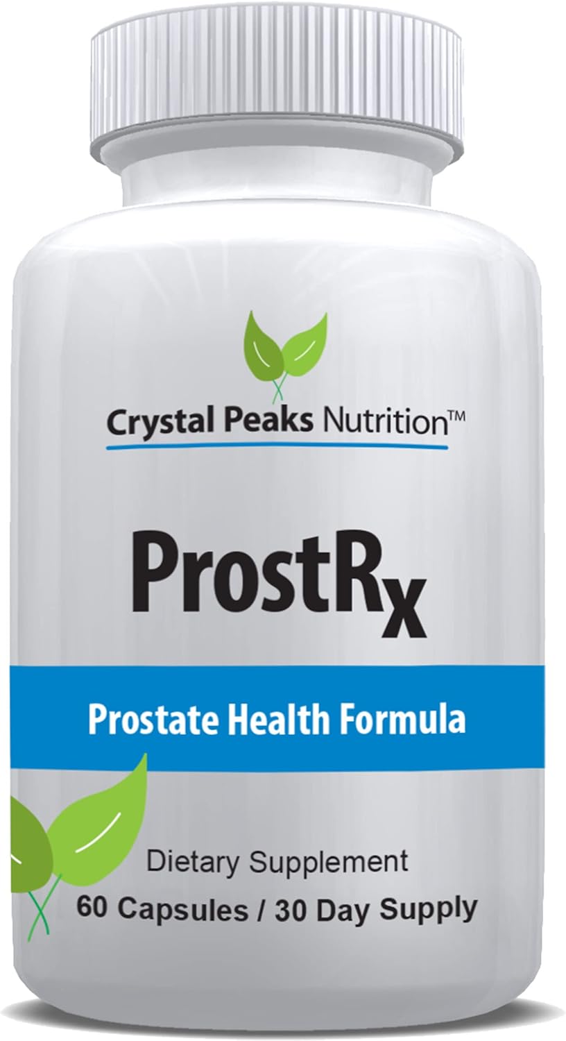 Extra Strength Prostate Support Supplement with Beta-Sitosterol and Saw Palmetto - Reduce Urgency and Nighttime Bathroom Visits - 60 Capsules