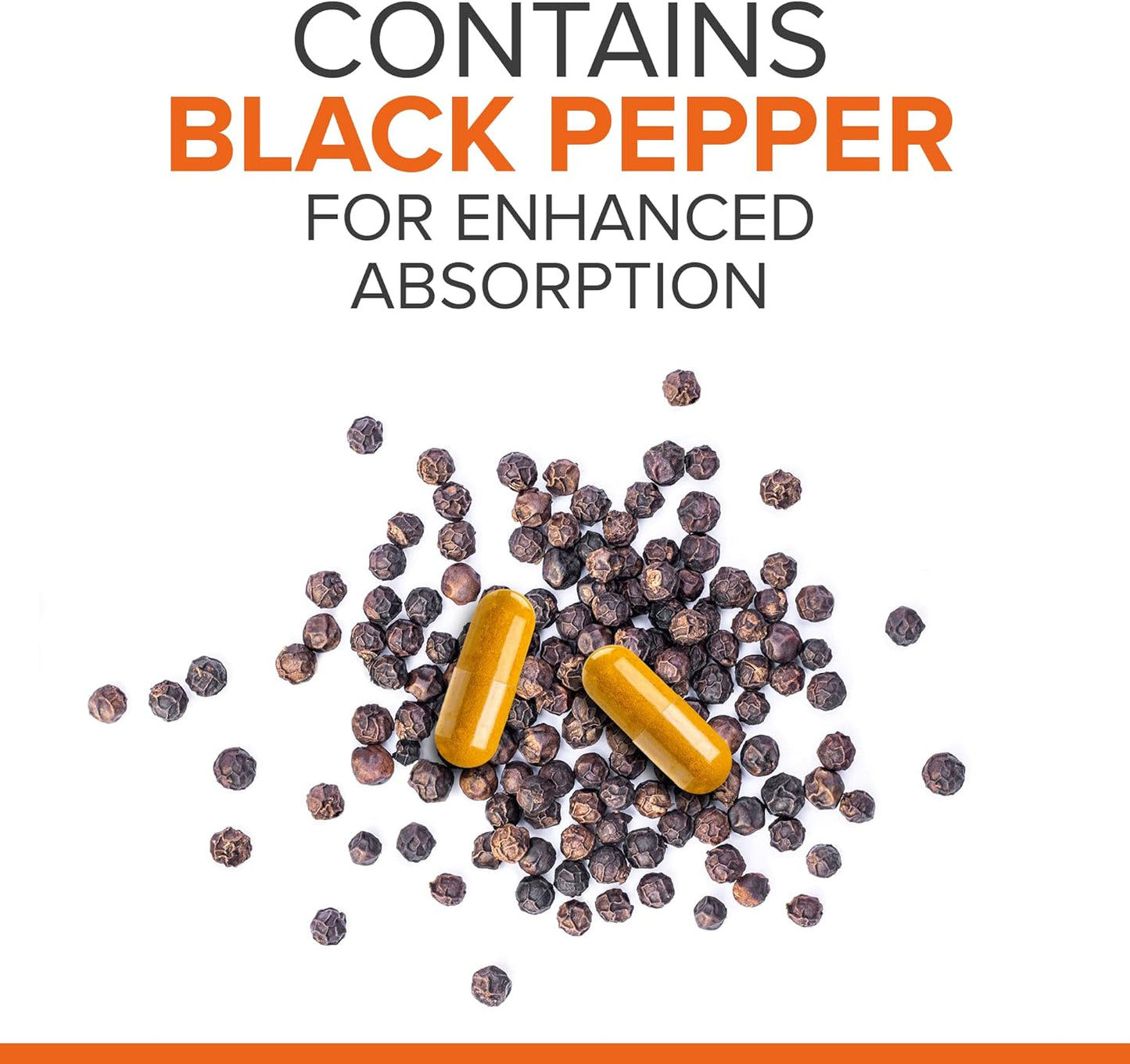 Extra Strength Qunol Turmeric Curcumin with Black Pepper & Ginger, 2400mg, 95% Curcuminoids, Joint Support, 105 Capsules