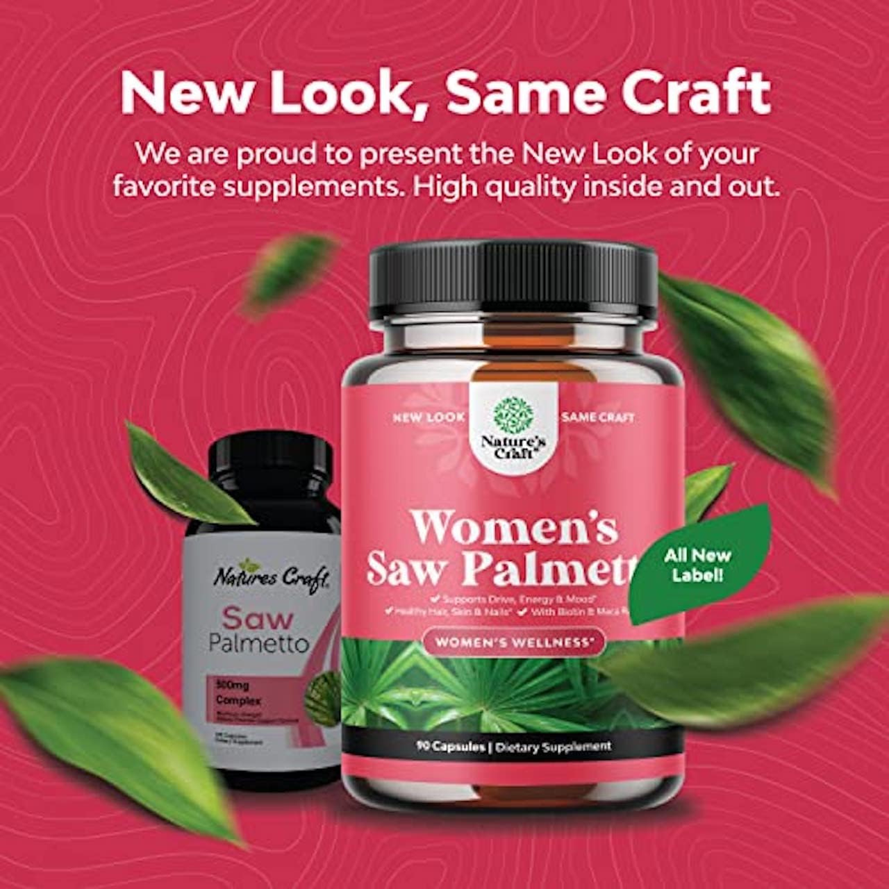 Extra Strength Saw Palmetto for Women - DHT Blocker 30-Day Supply - Hair Loss Support with Maca Root & Biotin - 90 Capsules