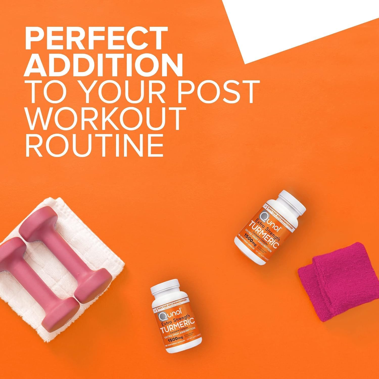 Extra Strength Turmeric Curcumin Supplement for Joint Health - 95% Curcuminoids - Natural Support for Inflammatory Response - High Absorption - Gluten-Free - 180 Count