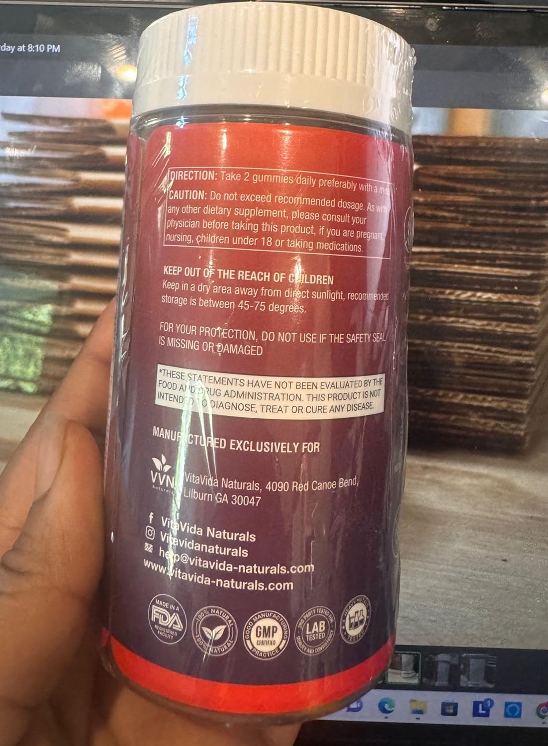 Extra Strength Vegan Glucosamine Chondroitin Gummies with MSM, Boswellia, Turmeric & Hyaluronic Acid | Sugar-Free Joint Support Gummies | 60 ct