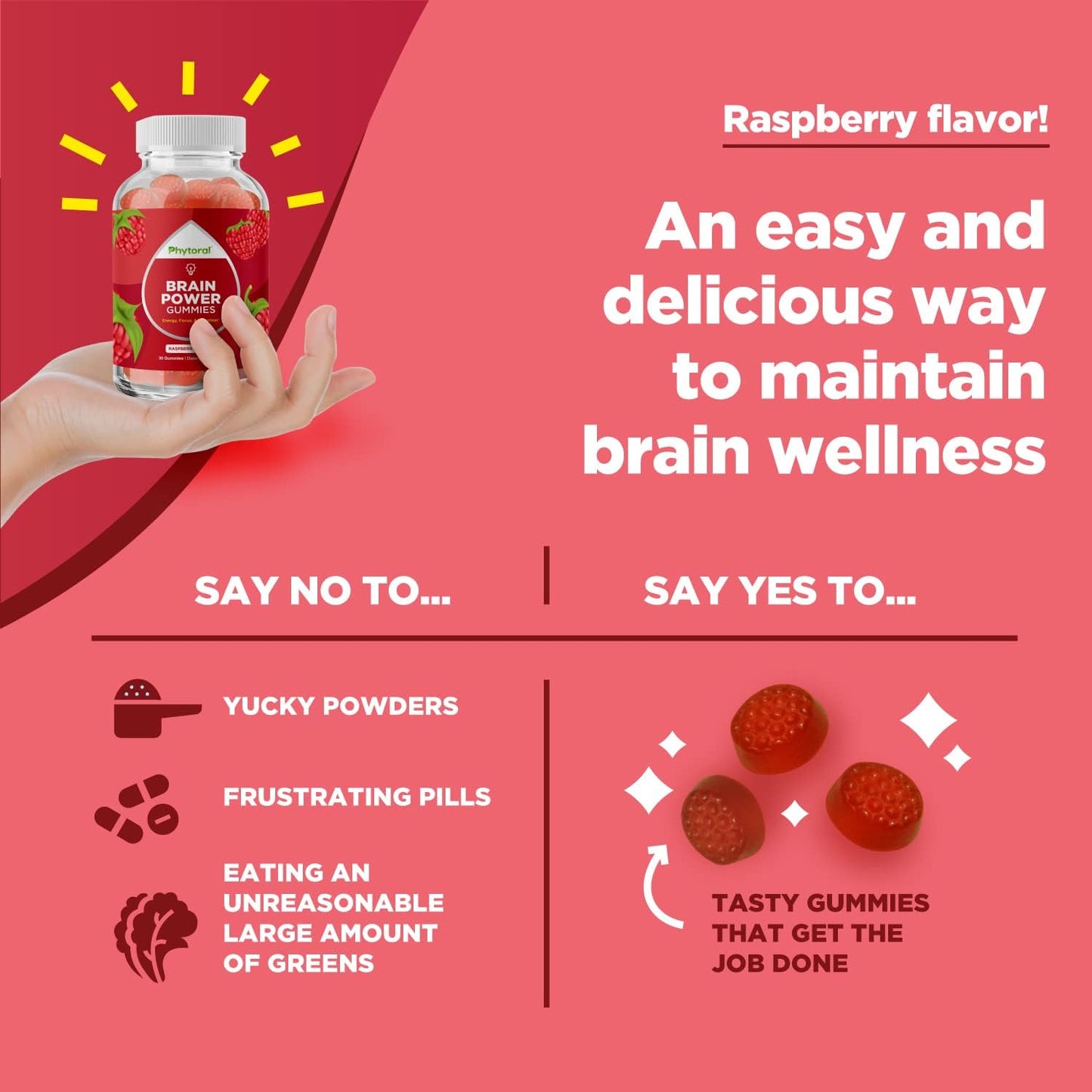 Extra Strength Vegan Vitamin B12 Gummies for Adults - Boost Energy with 1000mcg B12 - Delicious Raspberry Flavor - Gluten Free - Men and Women