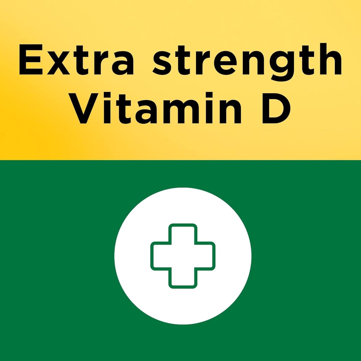 Extra Strength Vitamin D3 5000 IU Softgels for Bone, Teeth, Muscle & Immune Health Support - 90 Day Supply