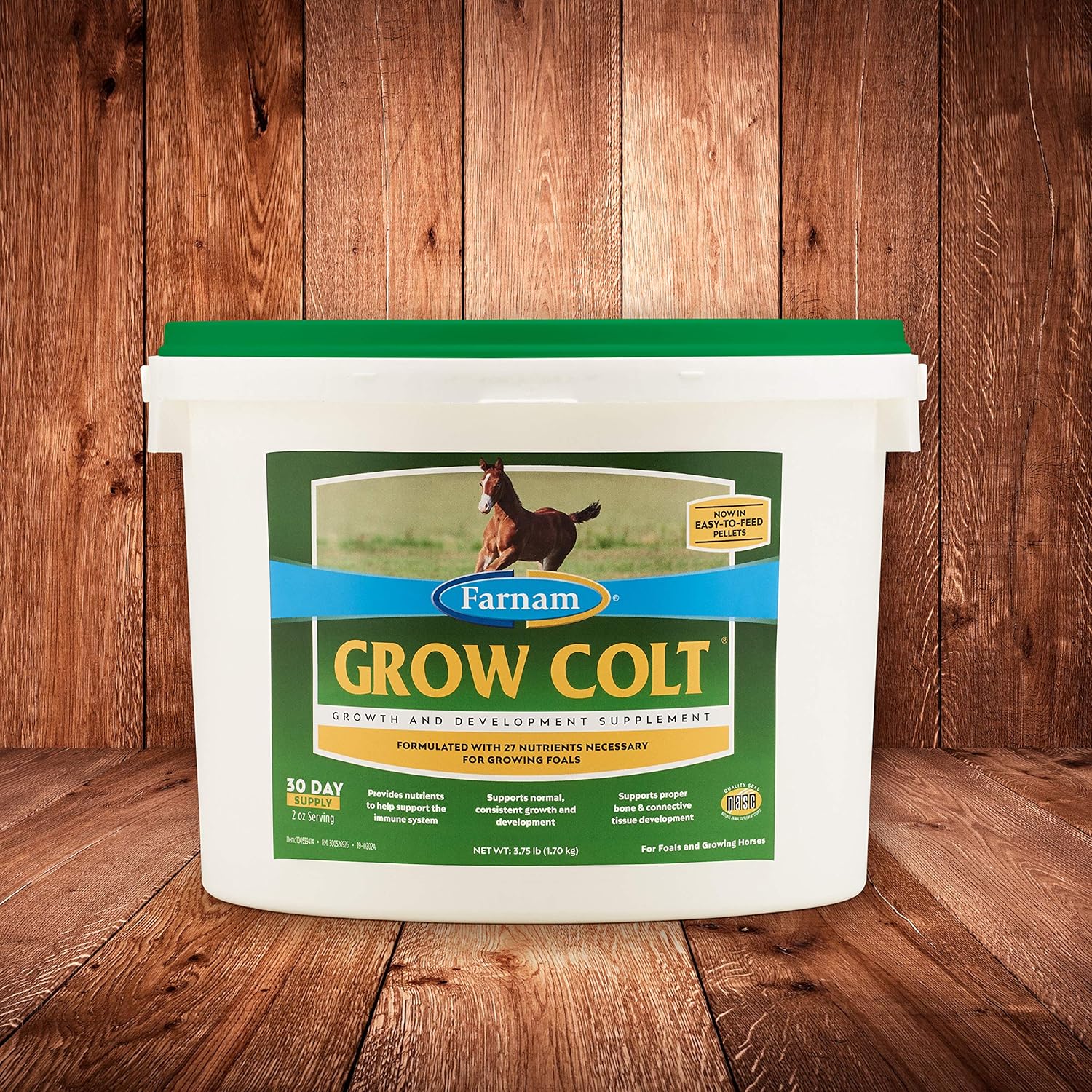 Farnam Grow Colt Supplement for Growth & Development - 7.5 lbs, 60 Day Supply for Healthy Foal Growth